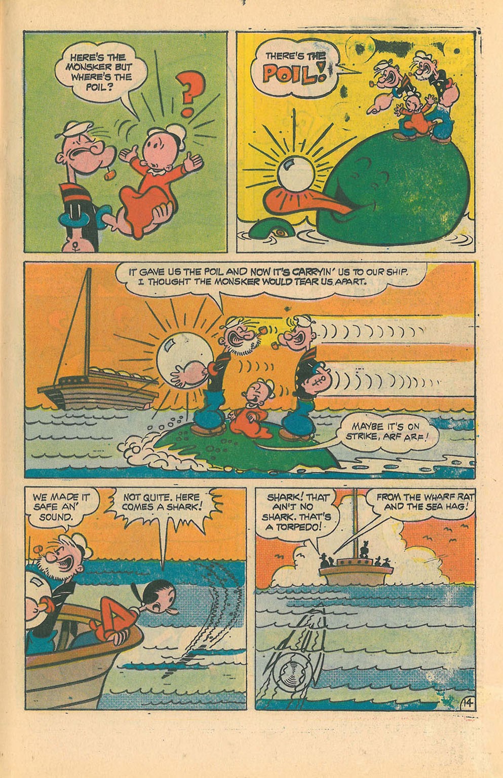 Read online Popeye (1948) comic -  Issue #122 - 19