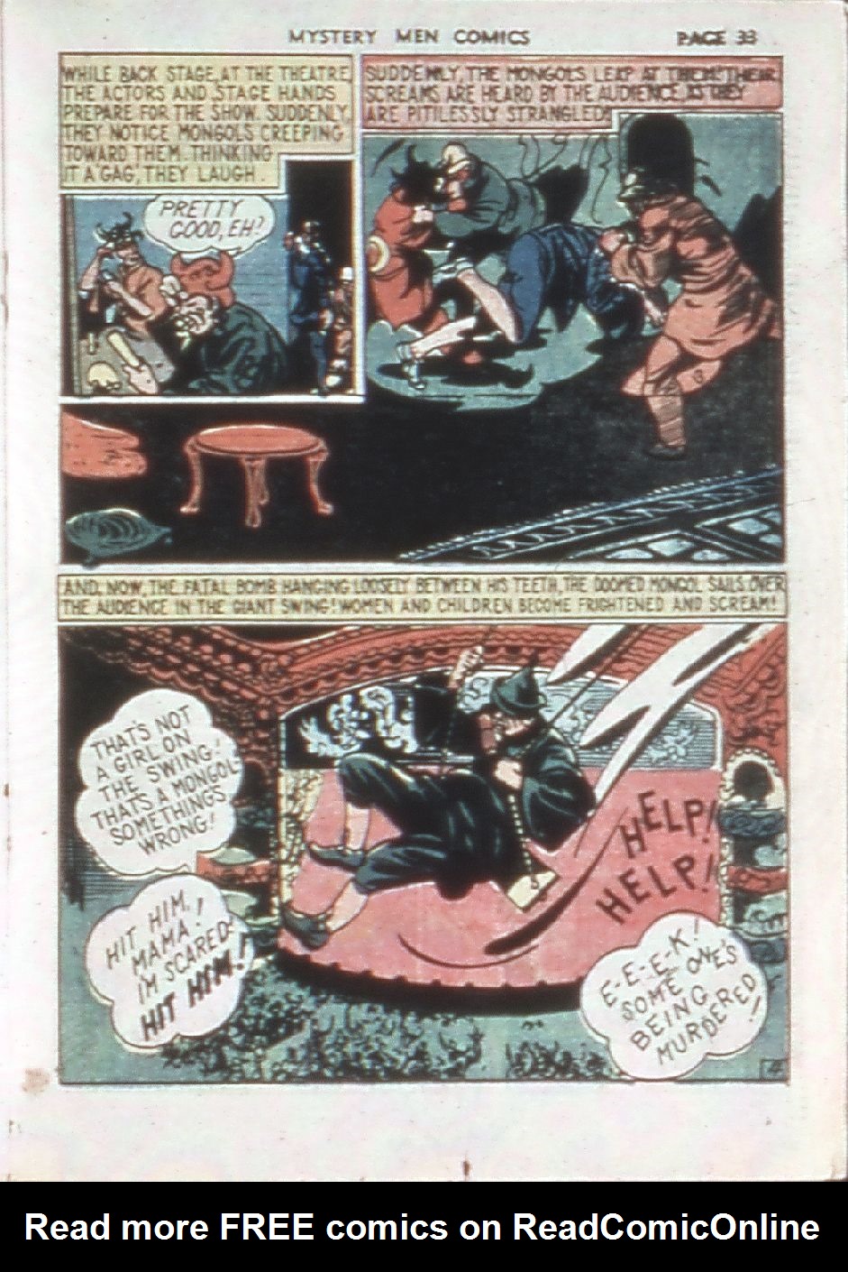 Read online Mystery Men Comics comic -  Issue #8 - 35