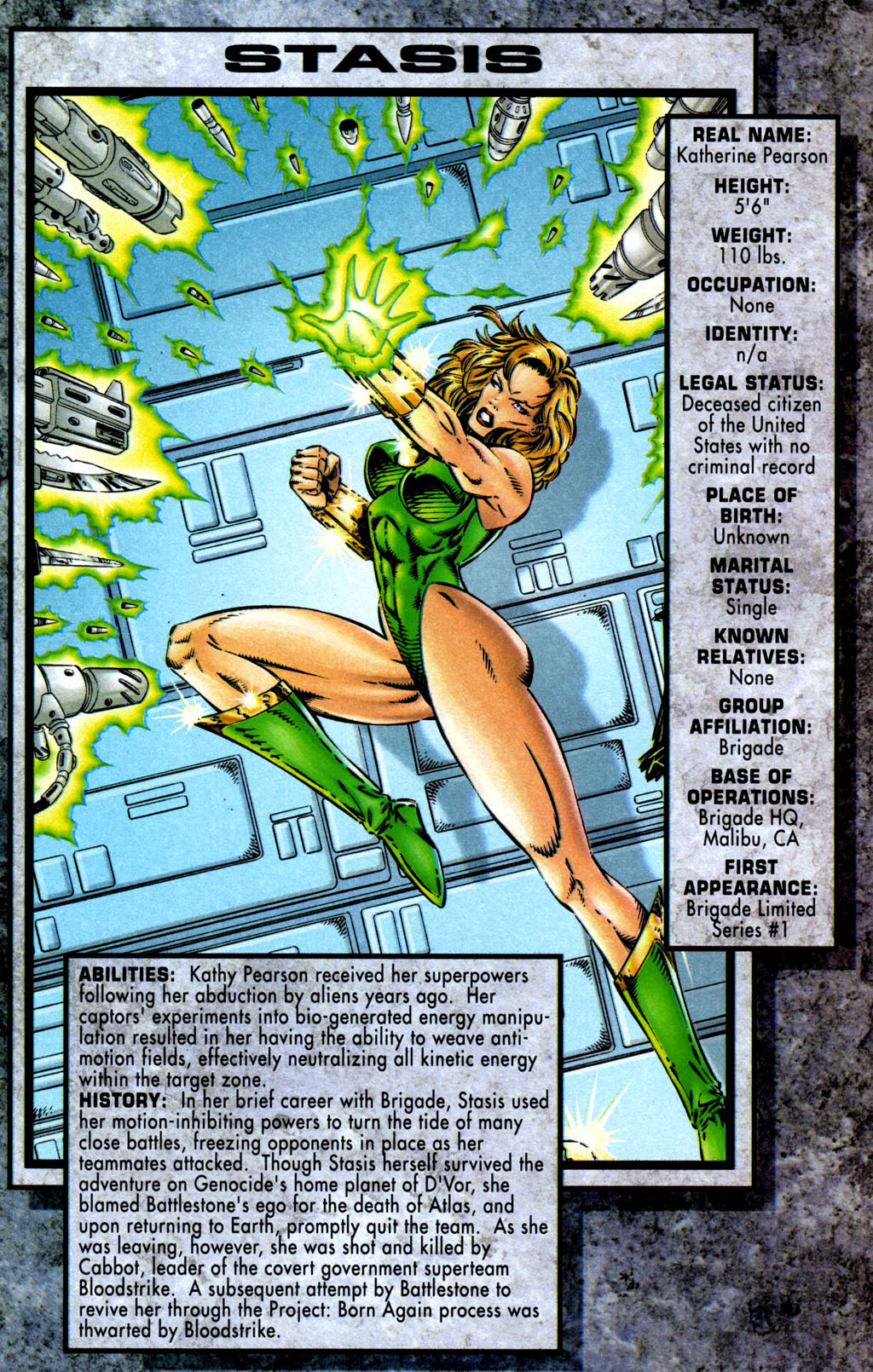 Read online Brigade Sourcebook comic -  Issue # Full - 20