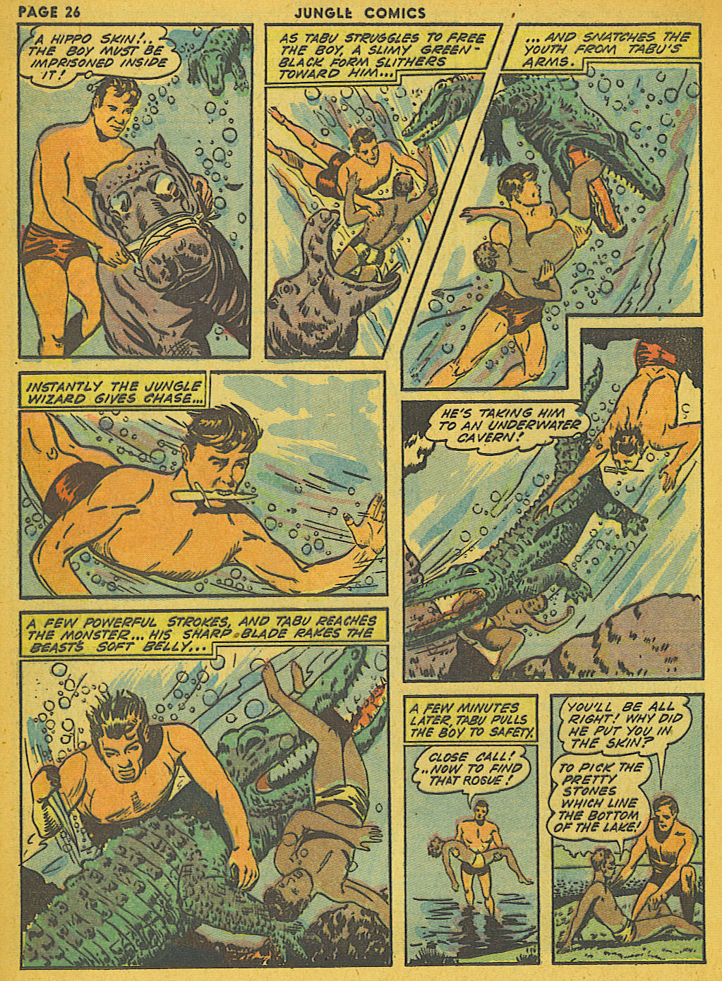 Read online Jungle Comics comic -  Issue #41 - 28