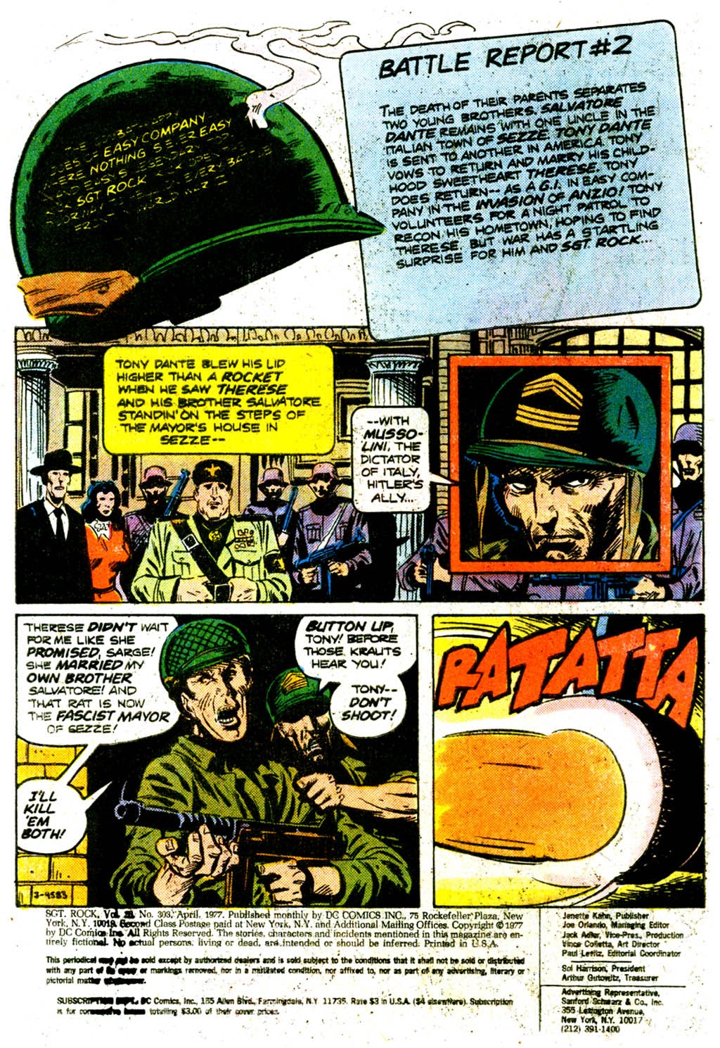 Read online Sgt. Rock comic -  Issue #303 - 3