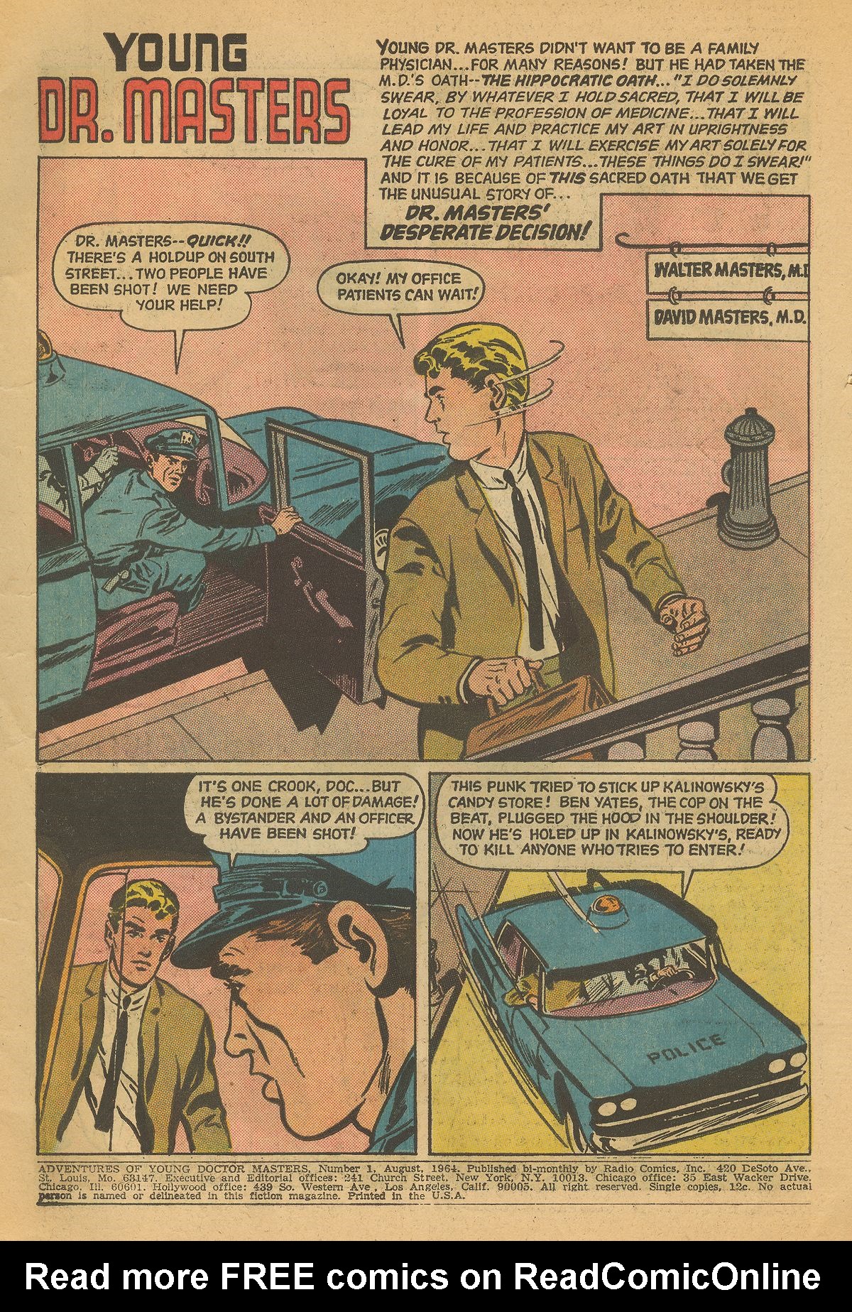 Read online Adventures of Young Dr. Masters comic -  Issue #1 - 3