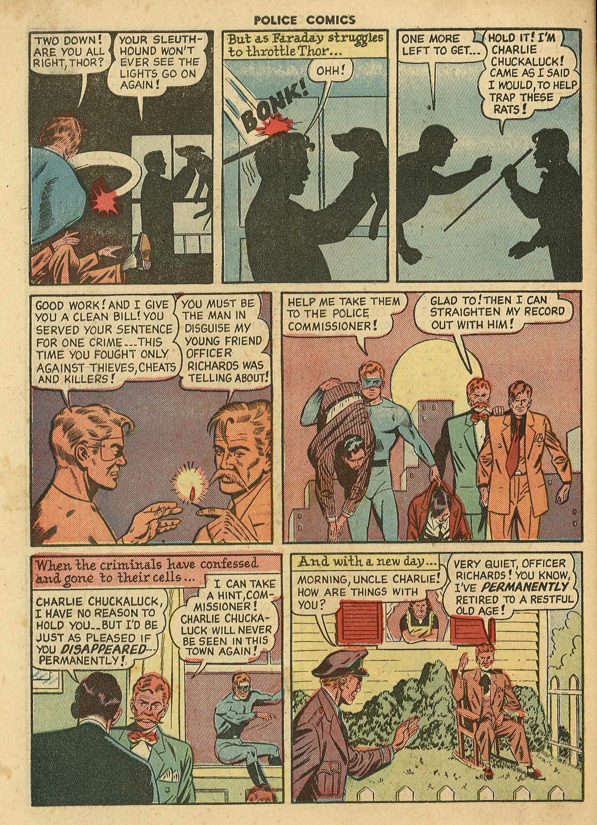 Read online Police Comics comic -  Issue #89 - 34