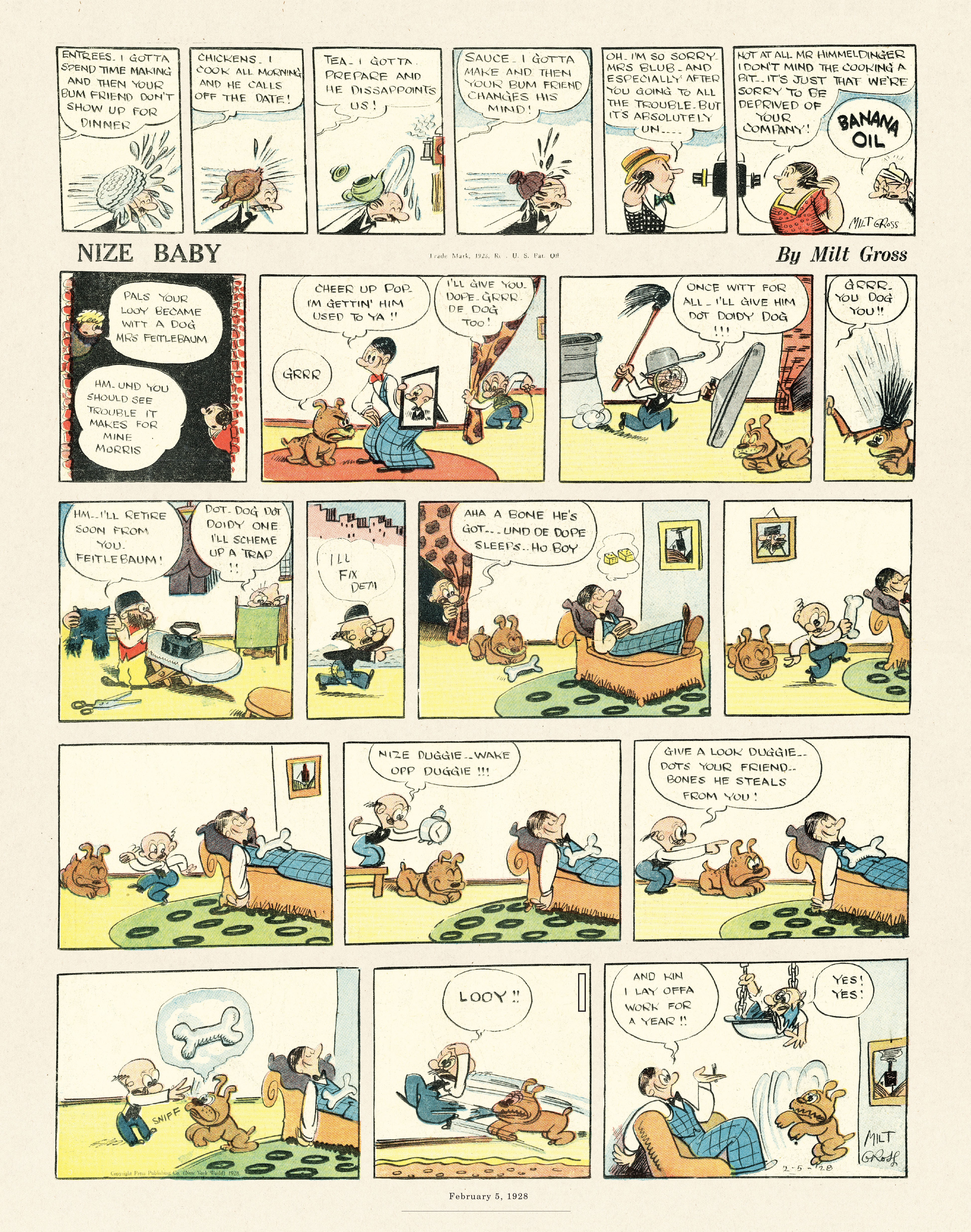 Read online Gross Exaggerations: The Meshuga Comic Strips of Milt Gross comic -  Issue # TPB - 51