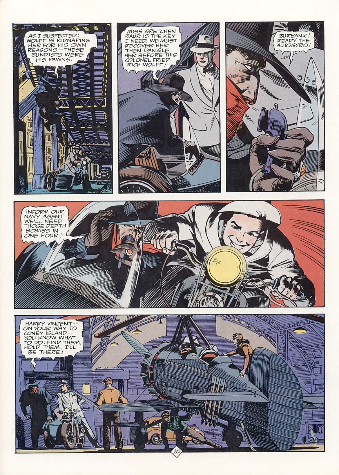 Read online Marvel Graphic Novel comic -  Issue #34 - The Shadow - Hitler's Astrologer - 25