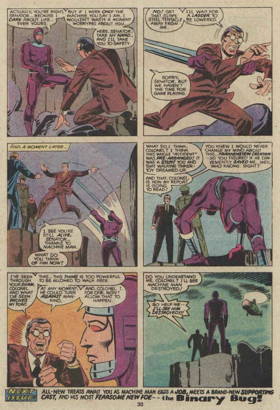 Read online Machine Man (1978) comic -  Issue #10 - 18