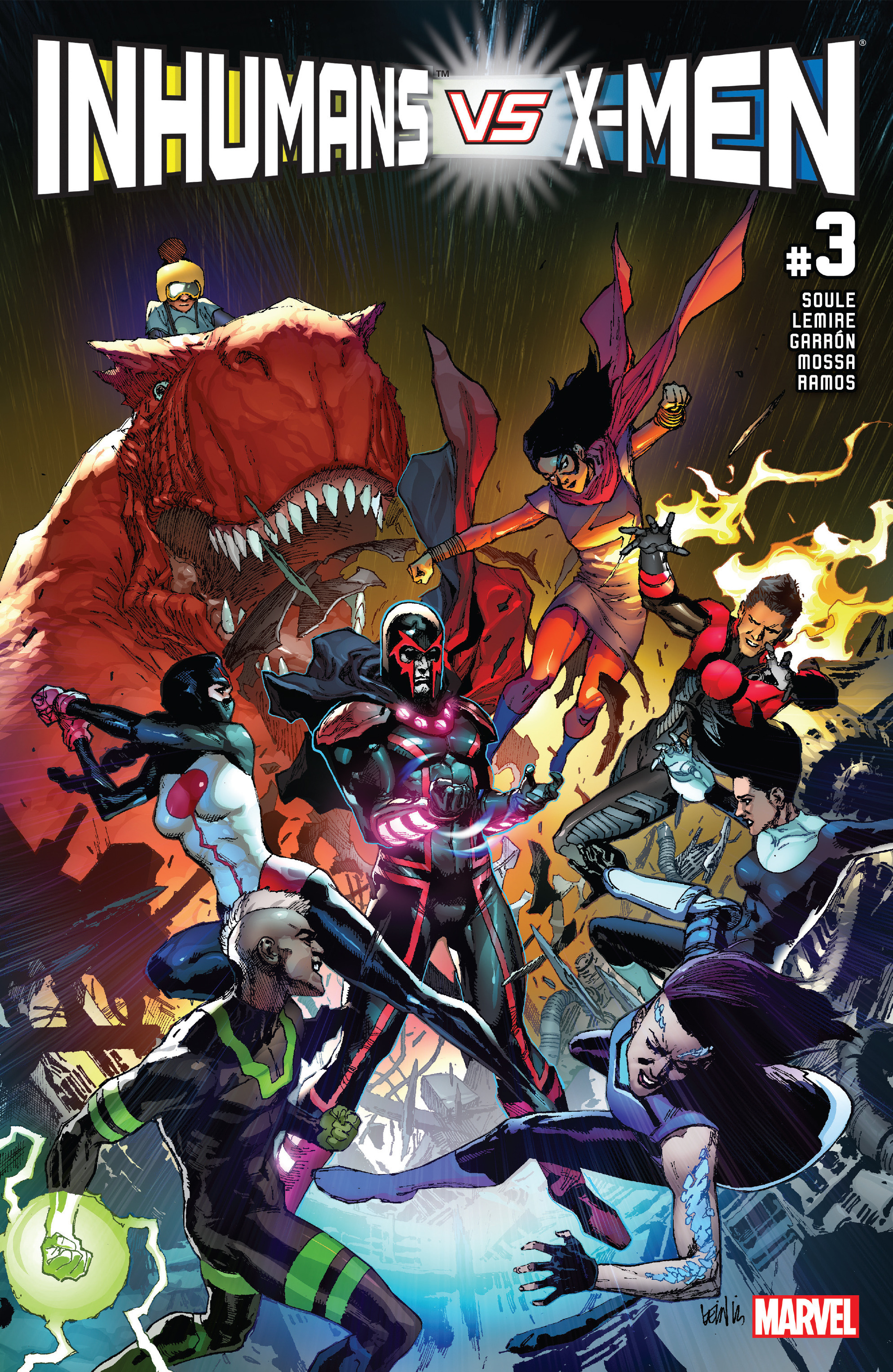 Read online Inhumans Vs. X-Men comic -  Issue #3 - 1