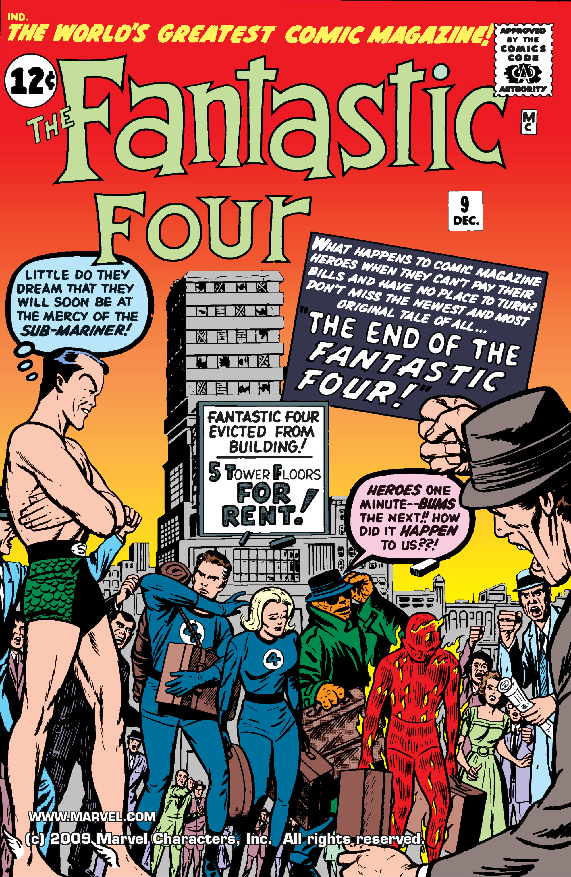 Read online Fantastic Four (1961) comic -  Issue #9 - 1