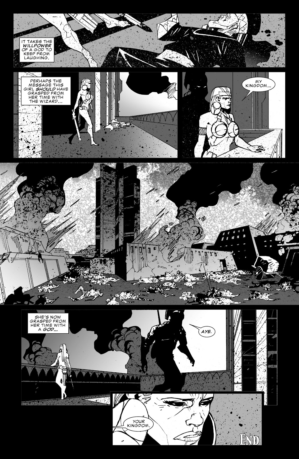 The Savage Axe of Ares (B&W) issue Full - Page 32