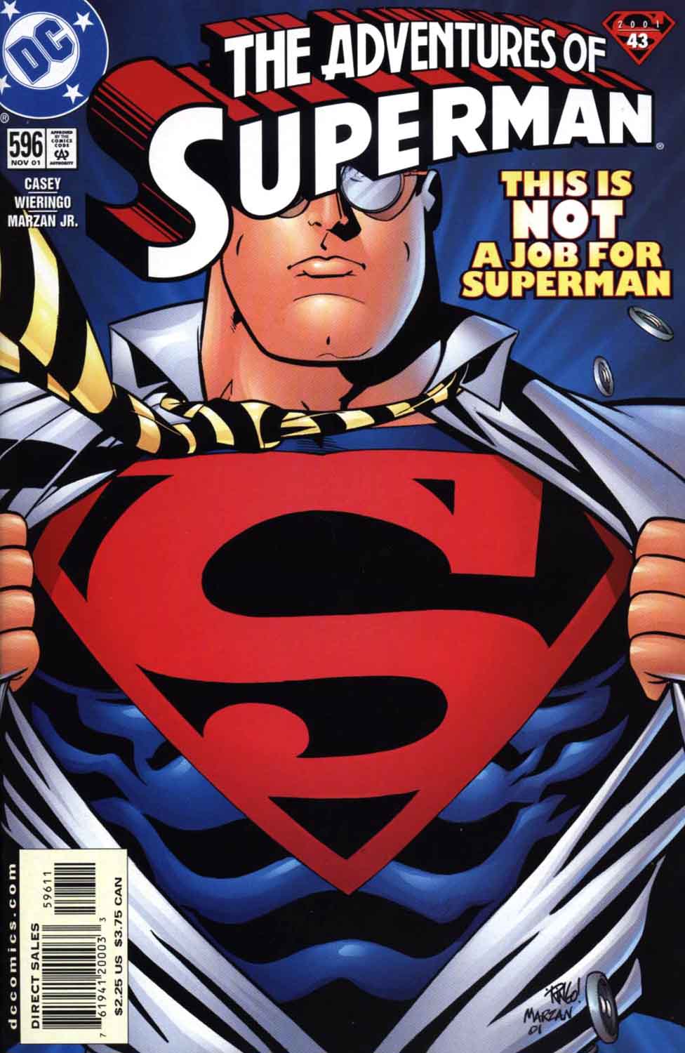 Read online Adventures of Superman (1987) comic -  Issue #596 - 1