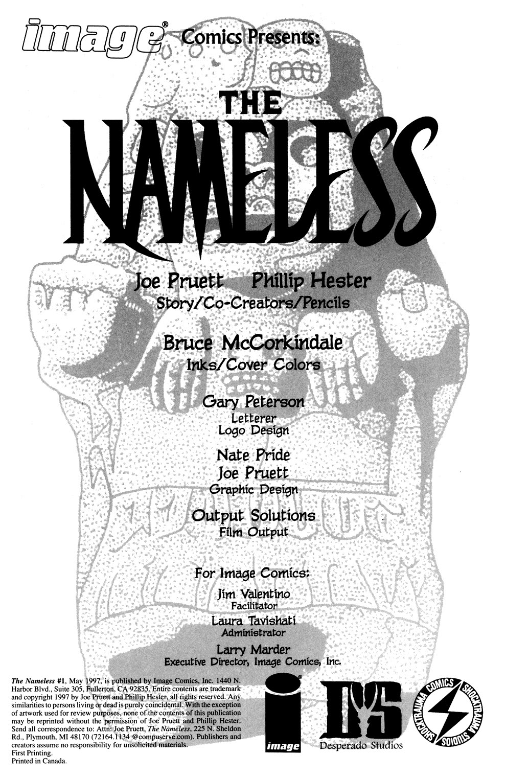 Read online The Nameless comic -  Issue #1 - 2