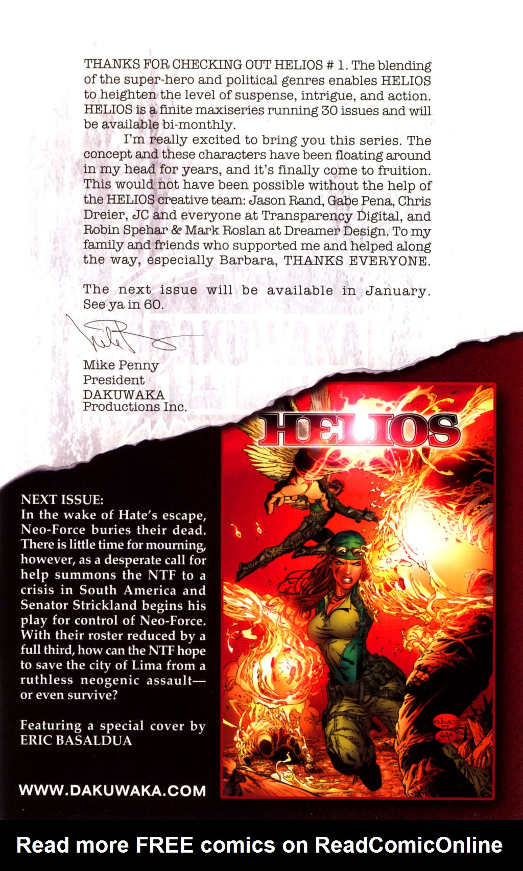 Read online Helios comic -  Issue #1 - 26