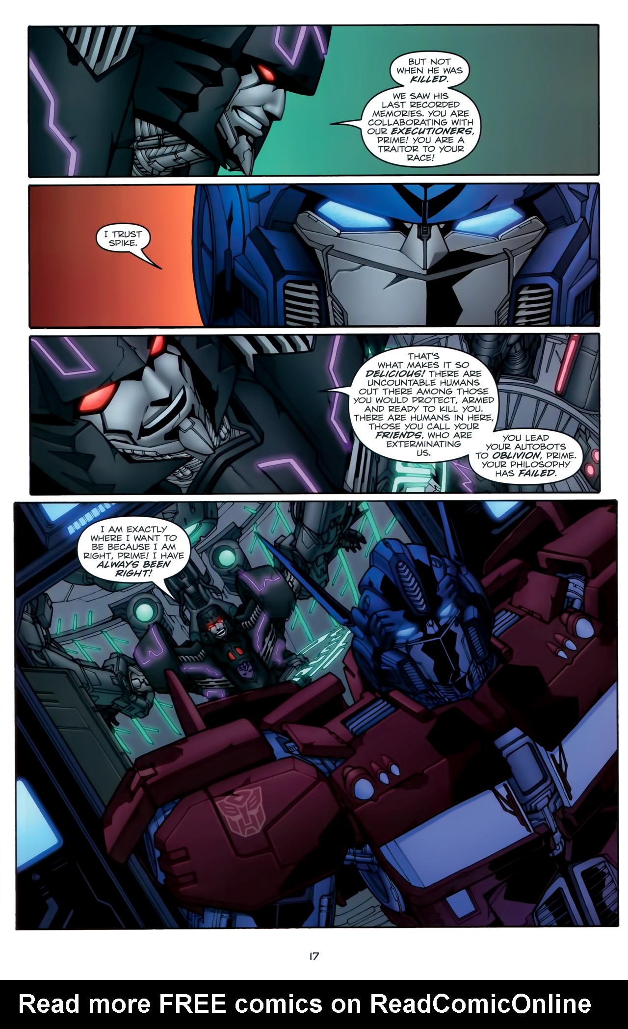 Read online The Transformers (2009) comic -  Issue #18 - 20