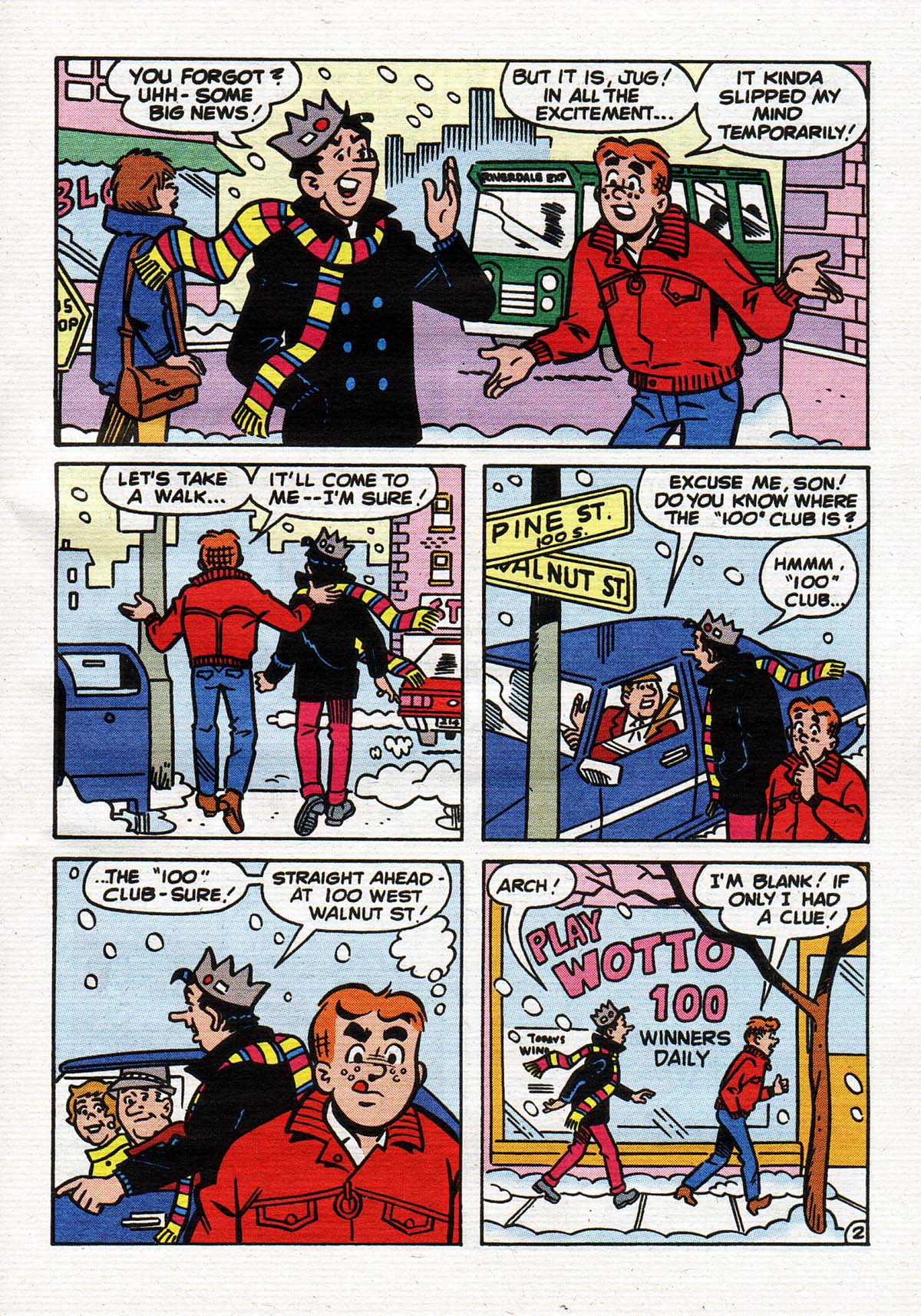 Read online Jughead's Double Digest Magazine comic -  Issue #100 - 190