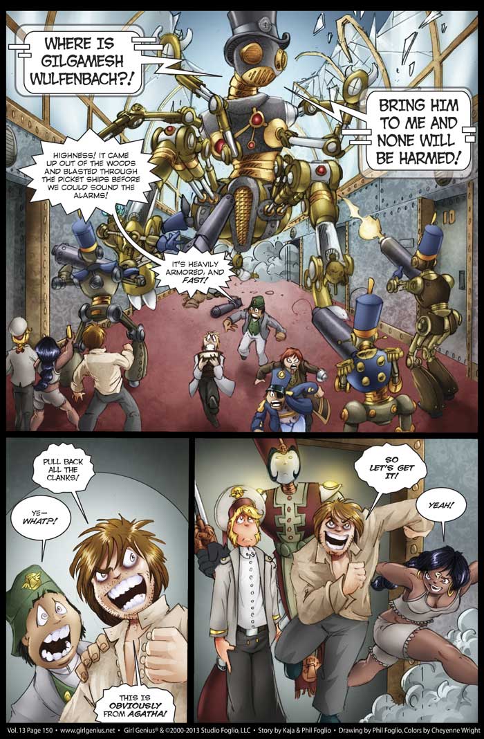 Read online Girl Genius (2002) comic -  Issue #13 - 151