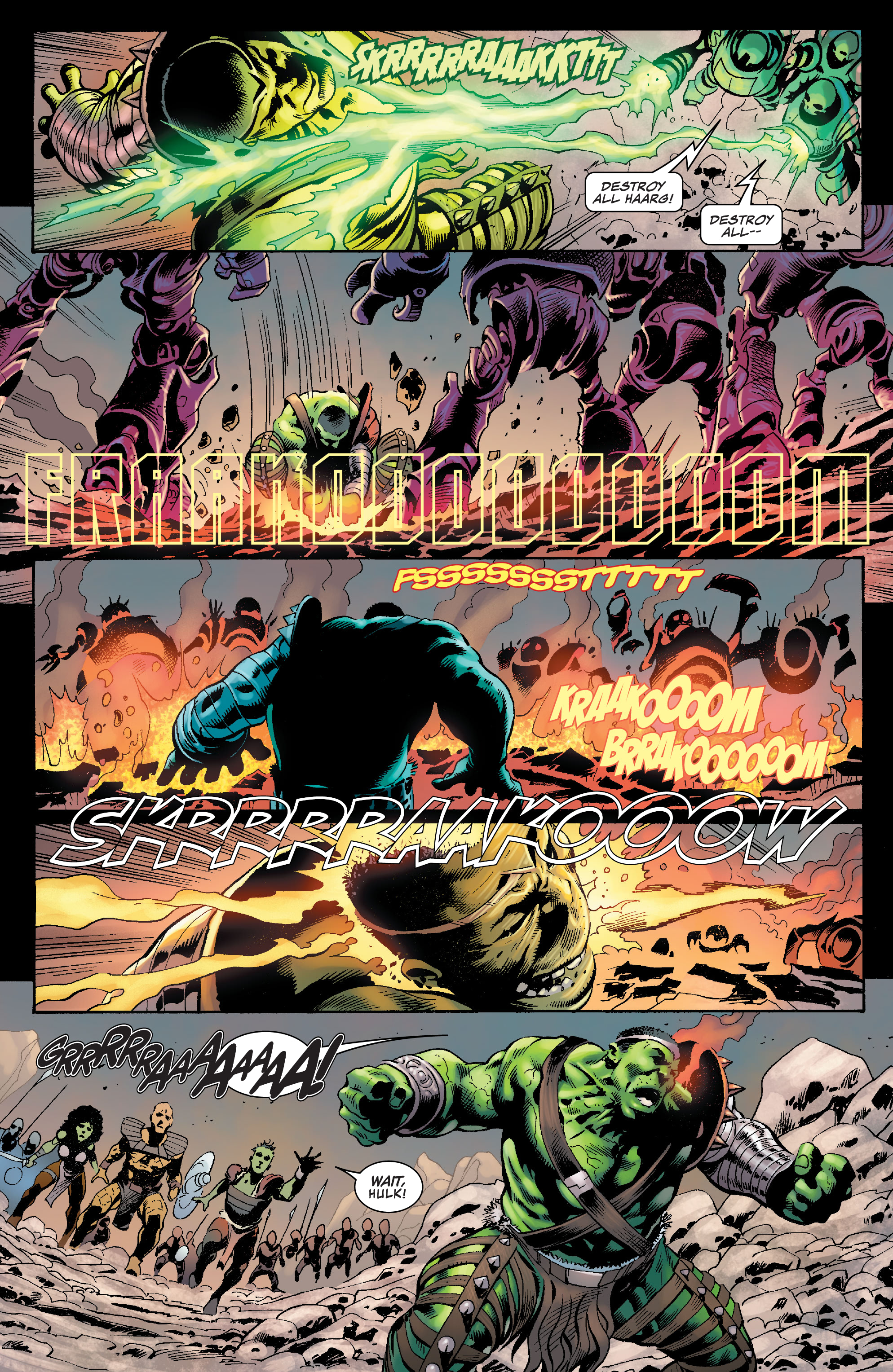 Read online Planet Hulk Worldbreaker comic -  Issue #5 - 7