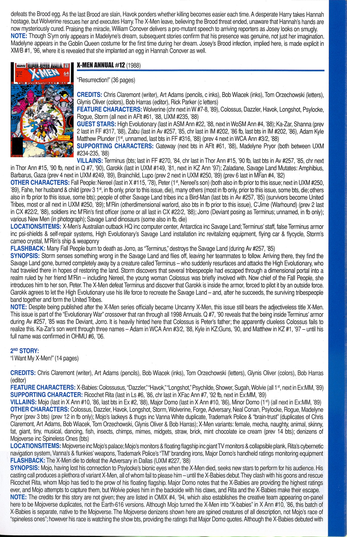 Read online Official Index to the Marvel Universe comic -  Issue #6 - 47