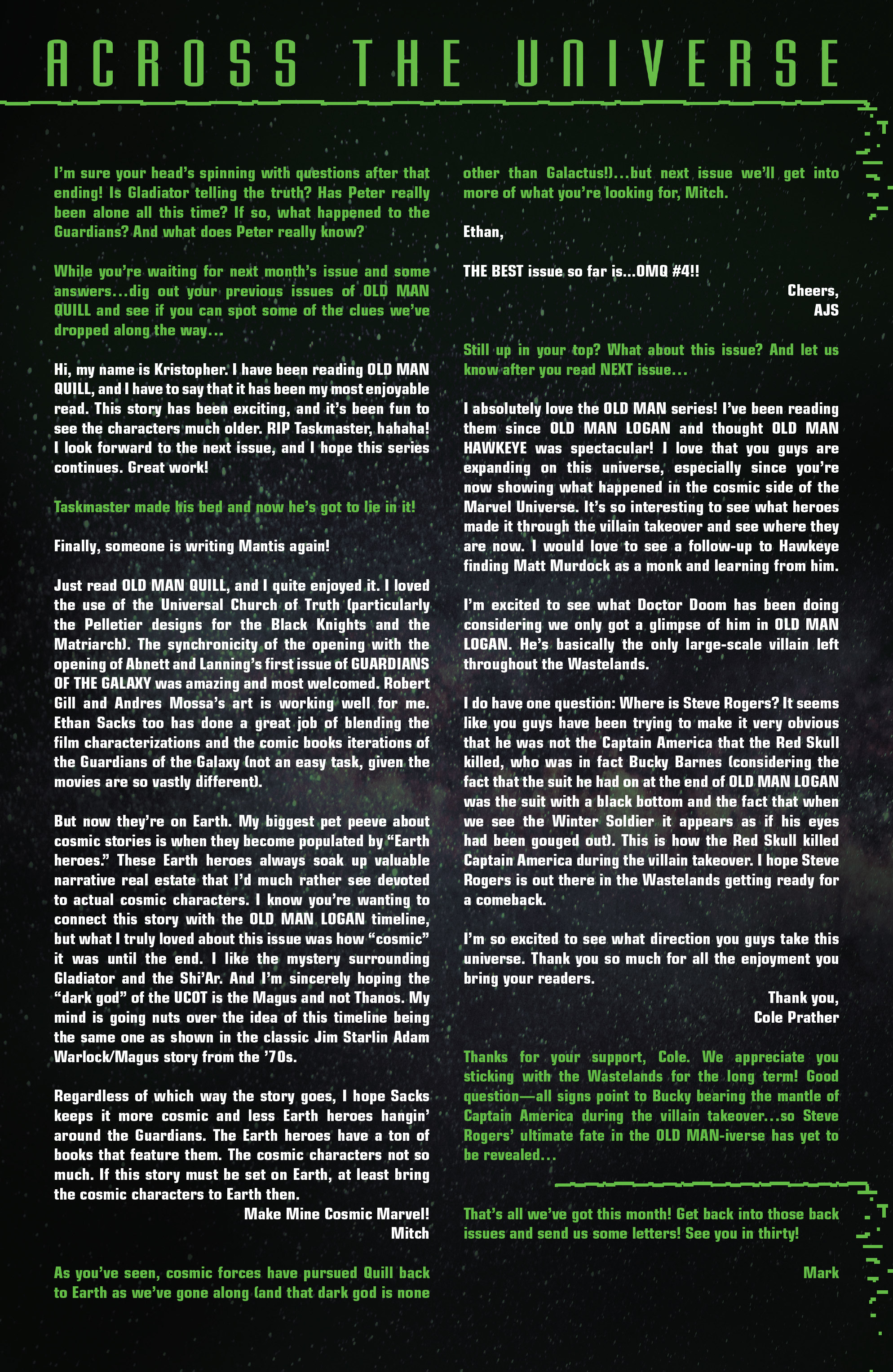 Read online Old Man Quill comic -  Issue #7 - 25