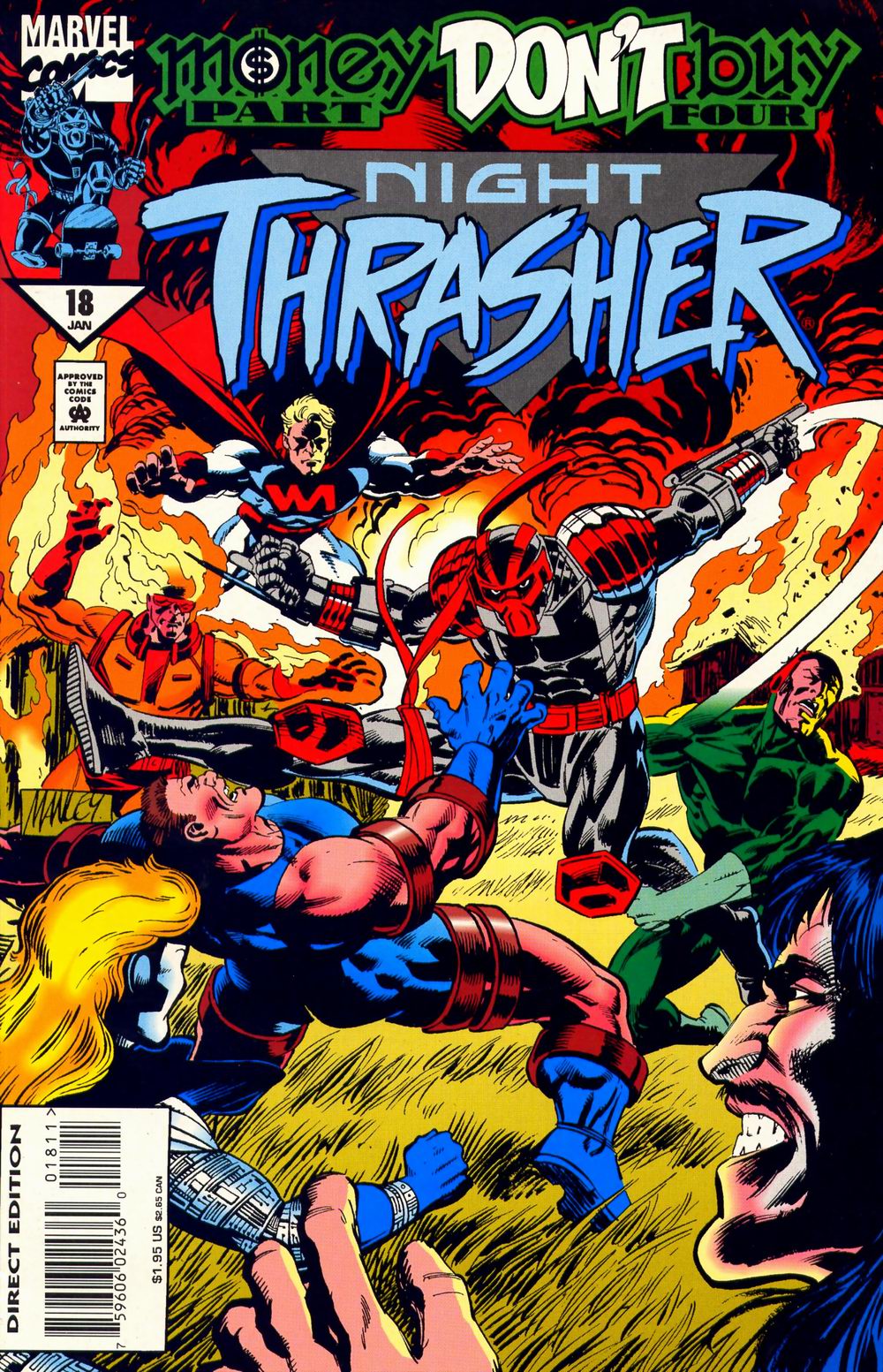 Read online Night Thrasher comic -  Issue #18 - 1