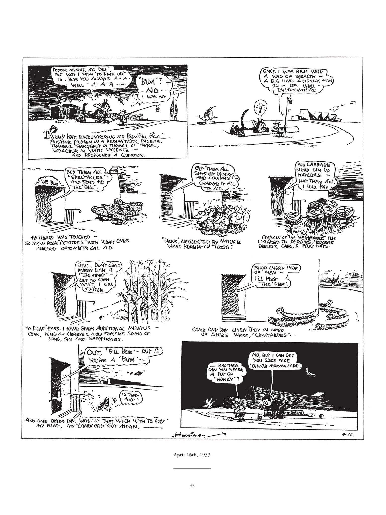 Read online Krazy & Ignatz comic -  Issue # TPB 8 - 46