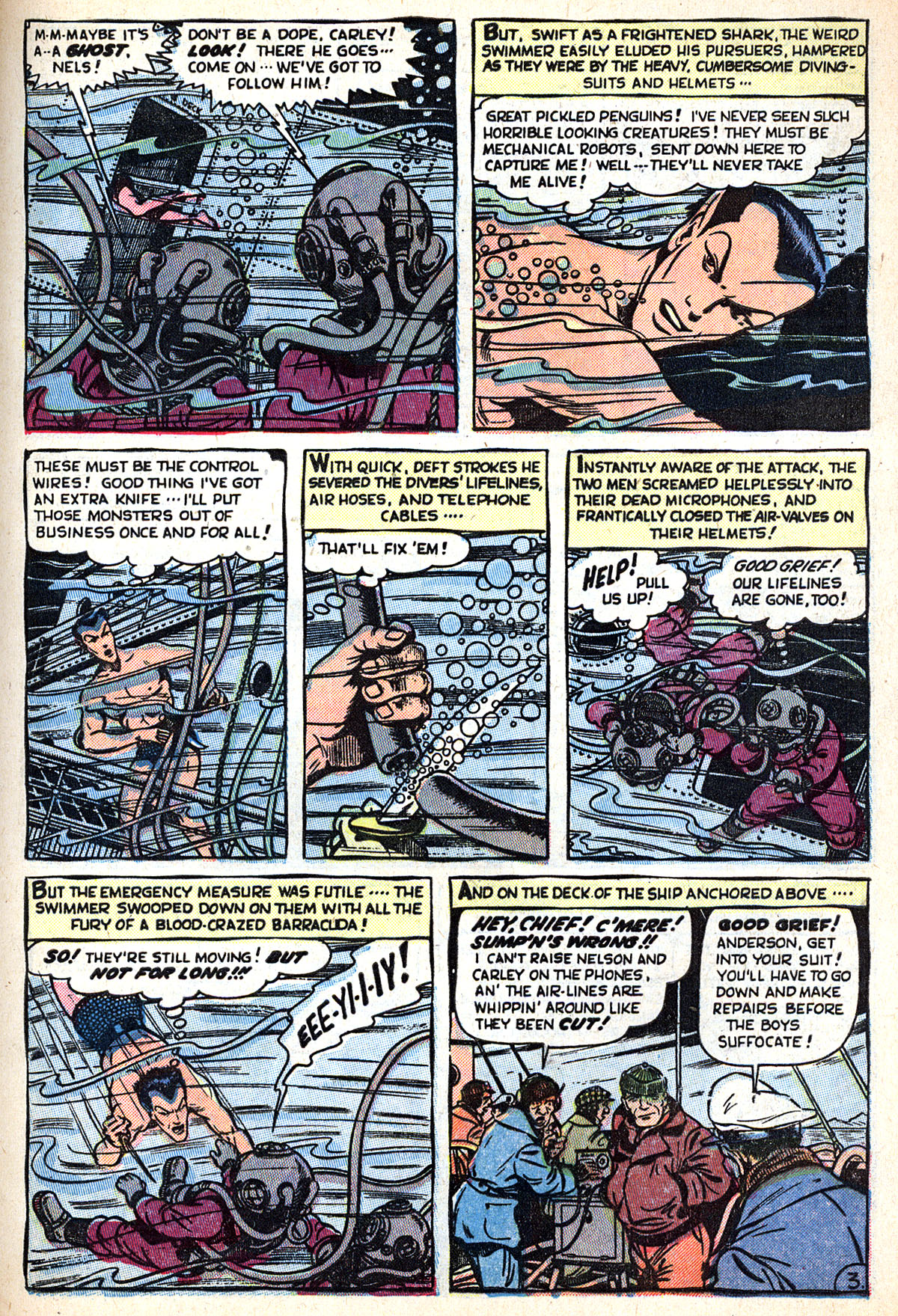 Read online Sub-Mariner Comics comic -  Issue #33 - 5