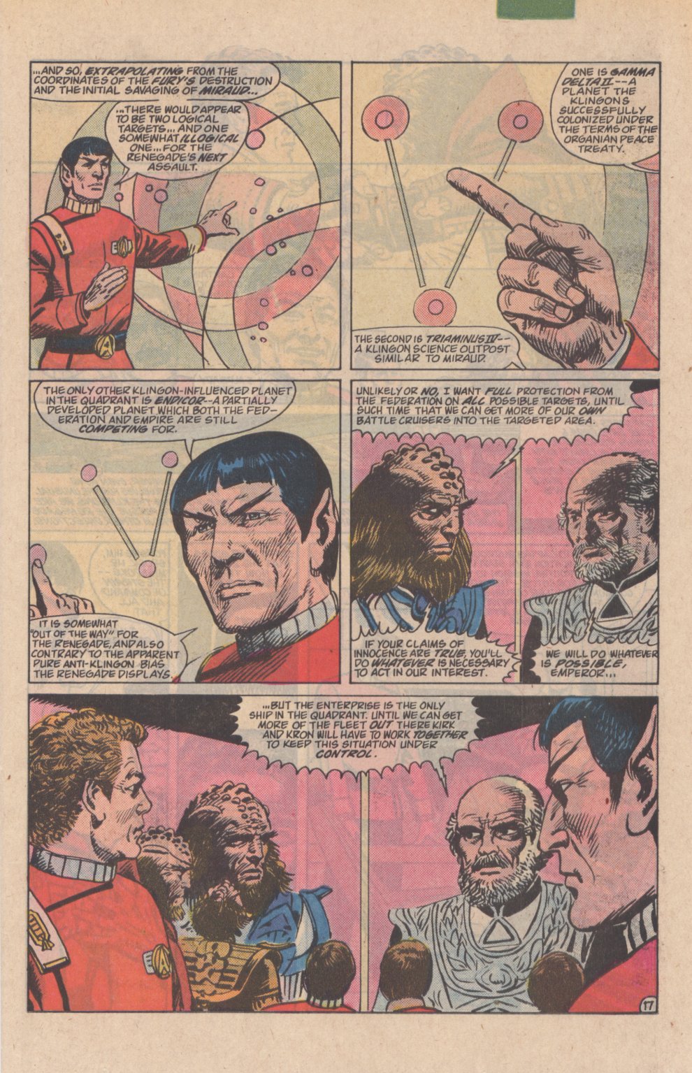 Read online Star Trek (1984) comic -  Issue #50 - 19