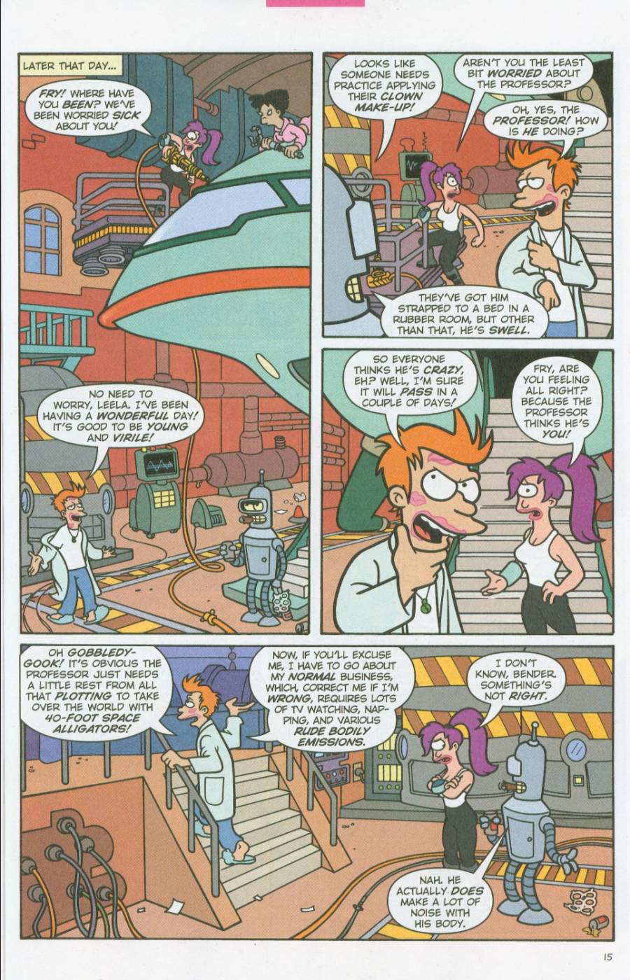 Read online Futurama Comics comic -  Issue #9a - 16