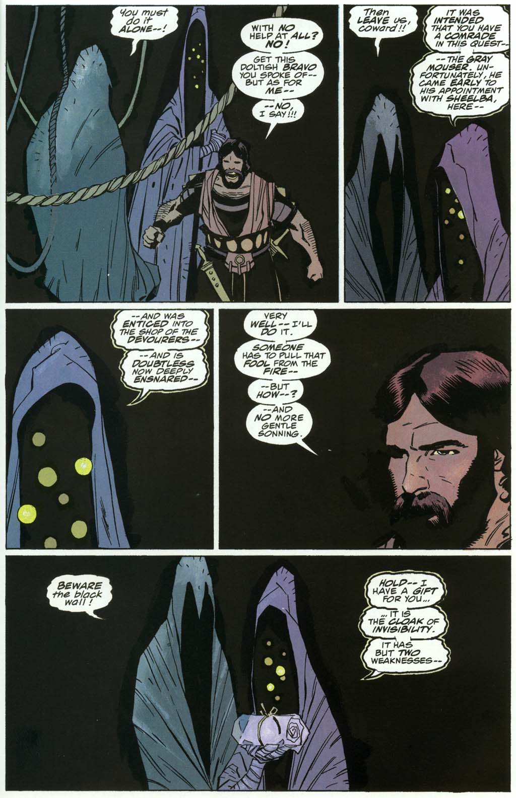 Read online Fafhrd and the Gray Mouser comic -  Issue #3 - 37