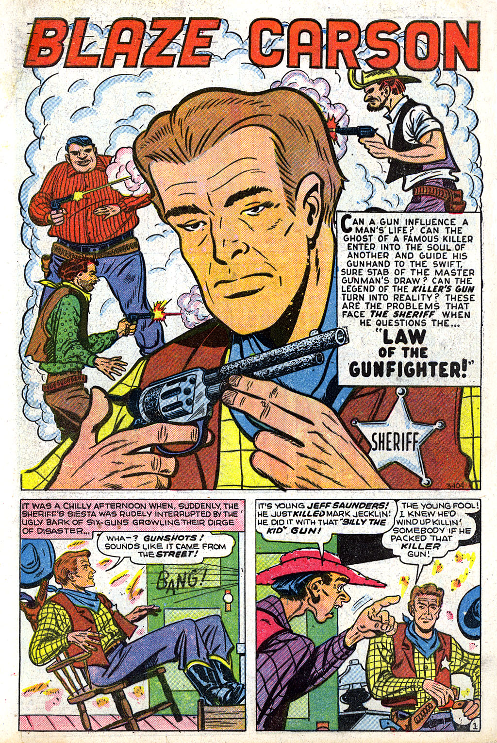 Read online Blaze Carson comic -  Issue #1 - 3
