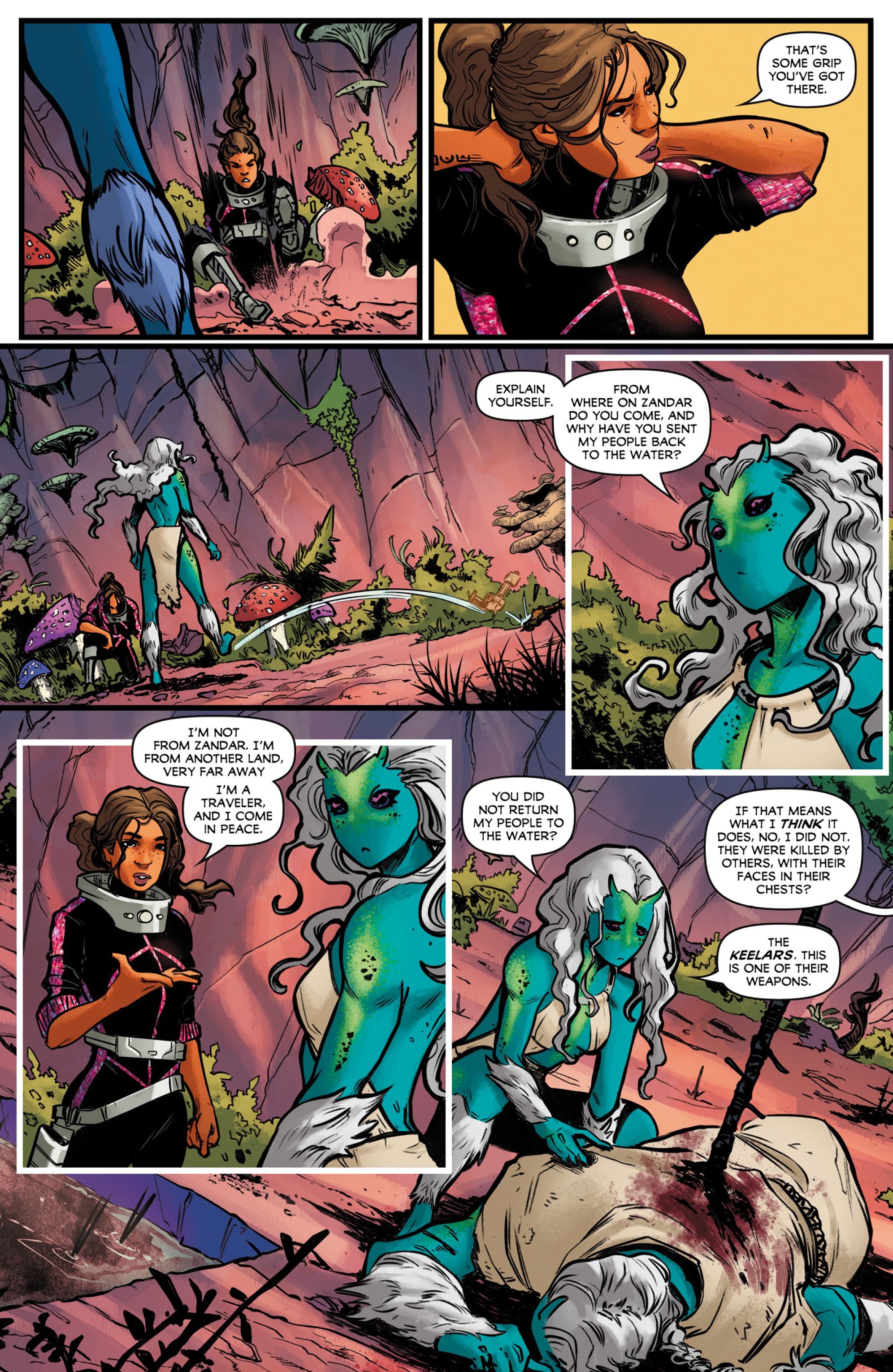 Read online Beyond the Farthest Star: Warriors of Zandar comic -  Issue #1 - 11