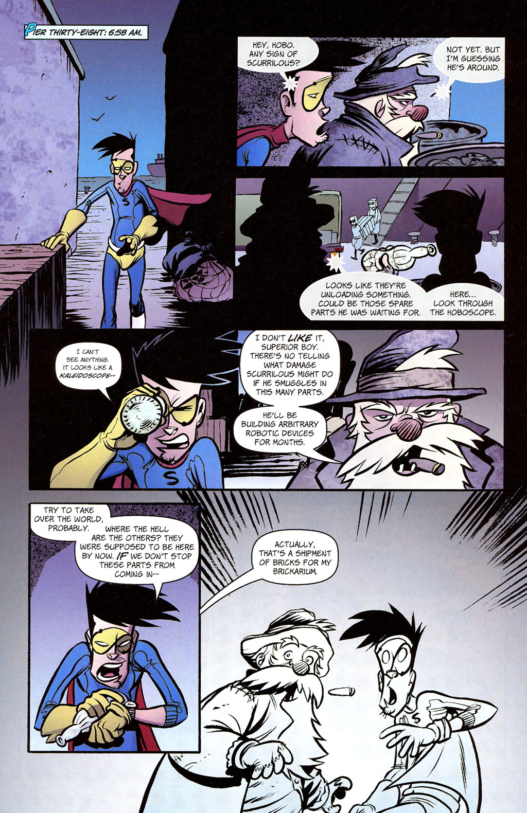 Read online Paul Jenkins' Sidekick comic -  Issue #3 - 24