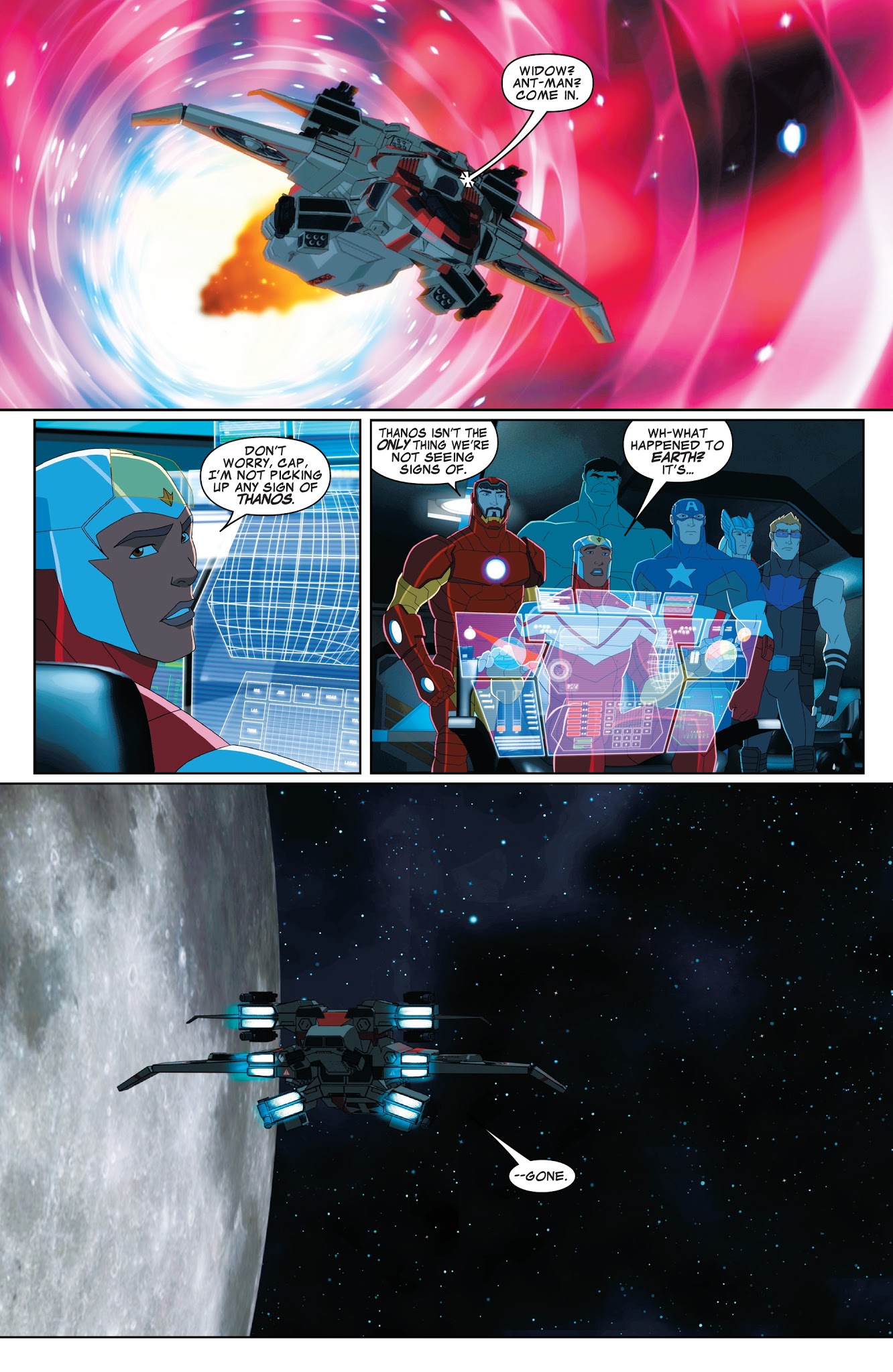 Read online Avengers vs. Thanos (2018) comic -  Issue # TPB - 108