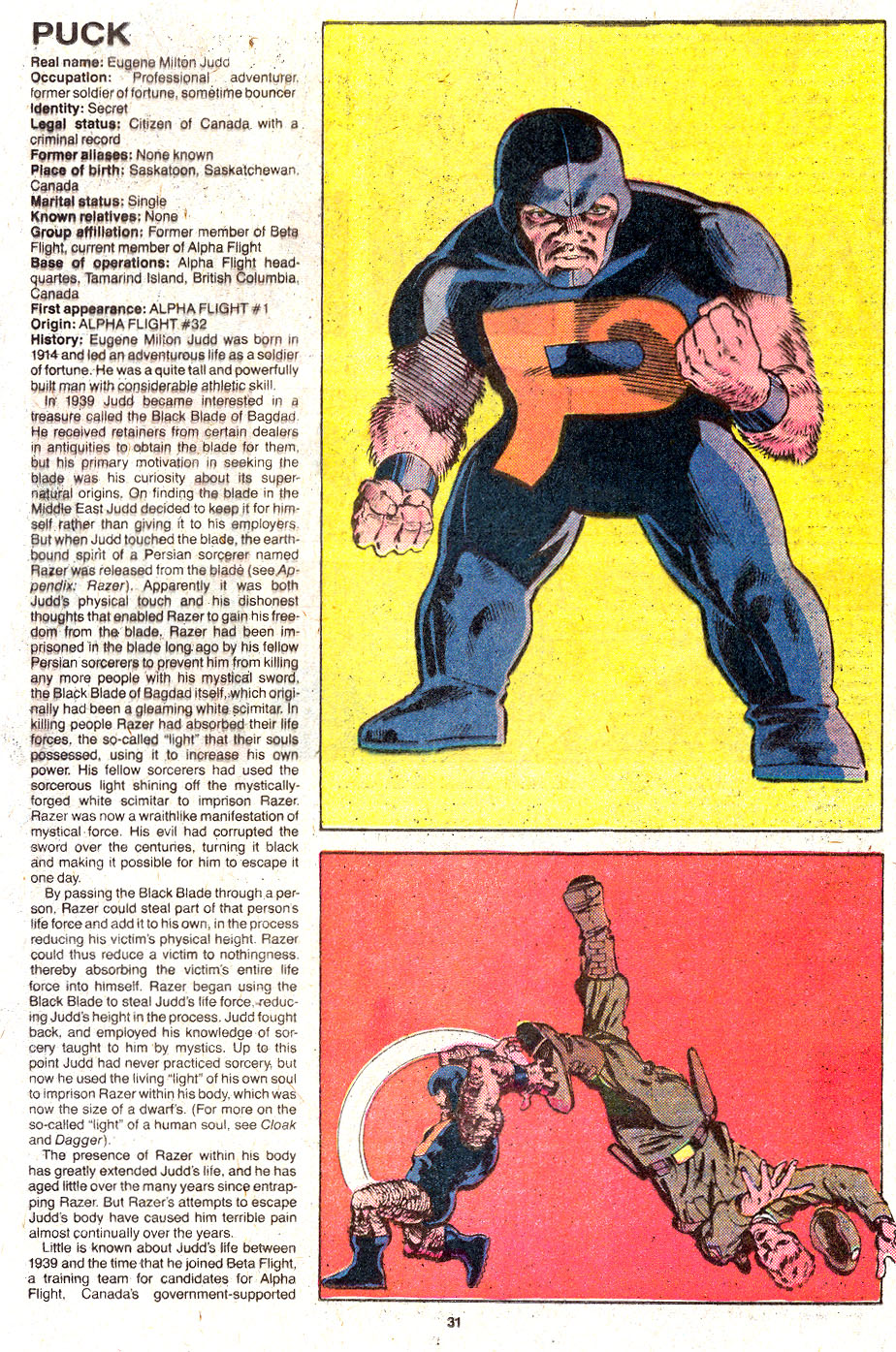 Read online The Official Handbook of the Marvel Universe Deluxe Edition comic -  Issue #10 - 36