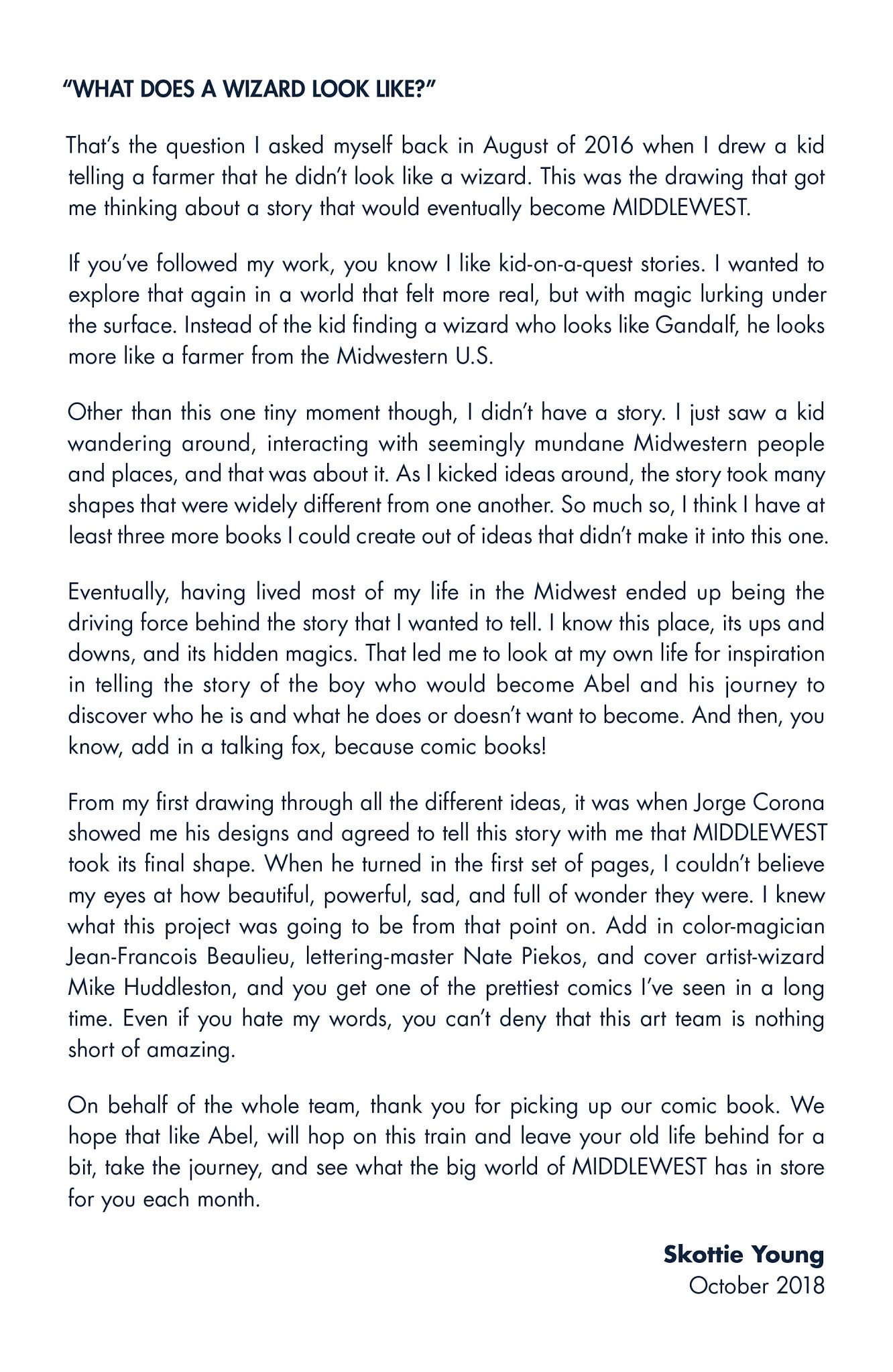 Read online Middlewest comic -  Issue #1 - 33