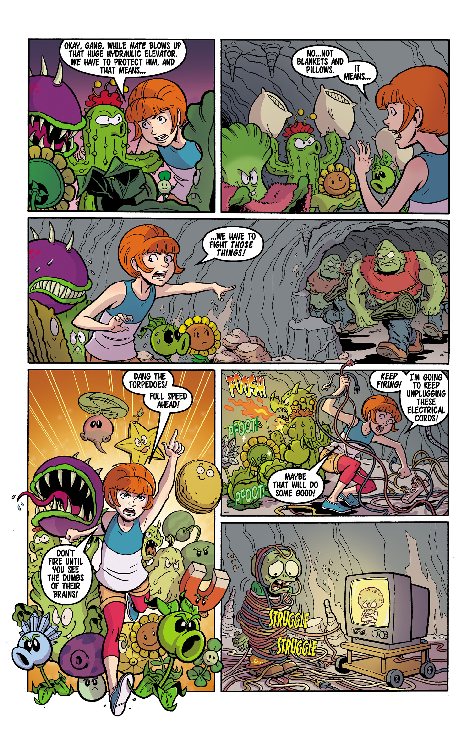 Read online Plants vs. Zombies: Boom Boom Mushroom comic -  Issue #12 - 12