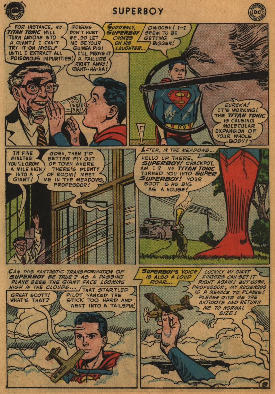 Read online Superboy (1949) comic -  Issue #50 - 24