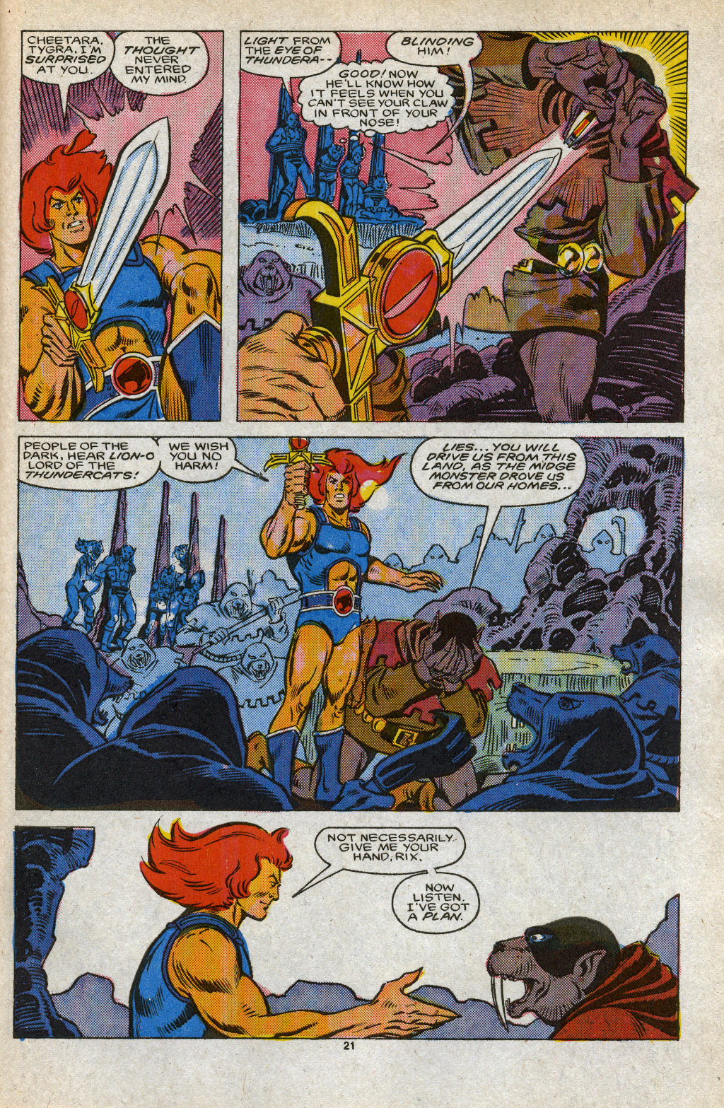 Read online ThunderCats (1985) comic -  Issue #11 - 31