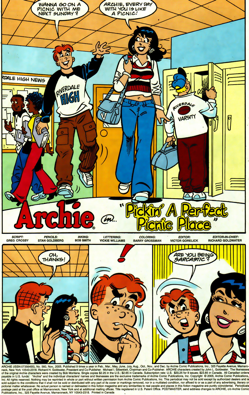 Read online Archie (1960) comic -  Issue #560 - 2