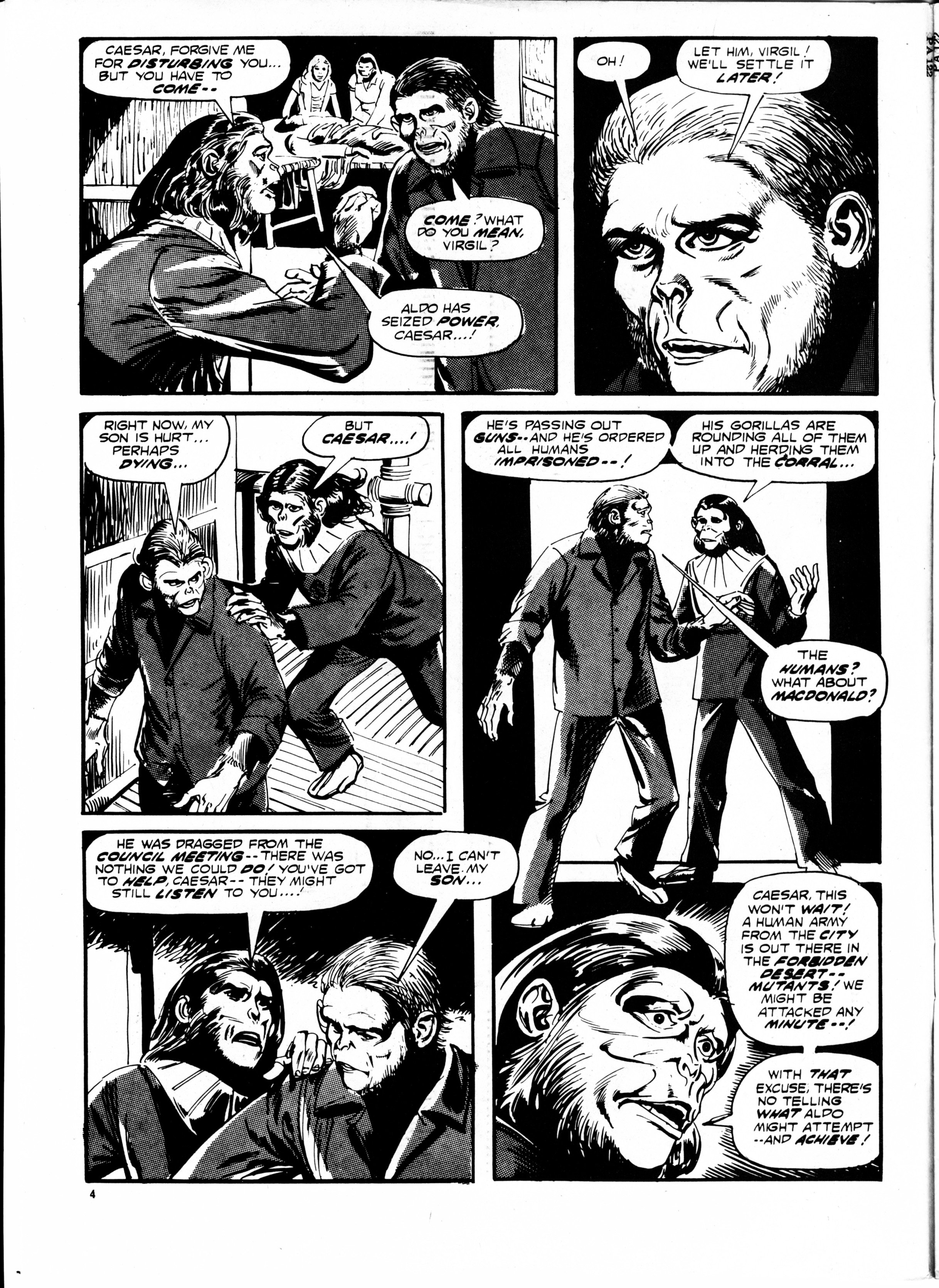 Read online Planet of the Apes (1974) comic -  Issue #122 - 4