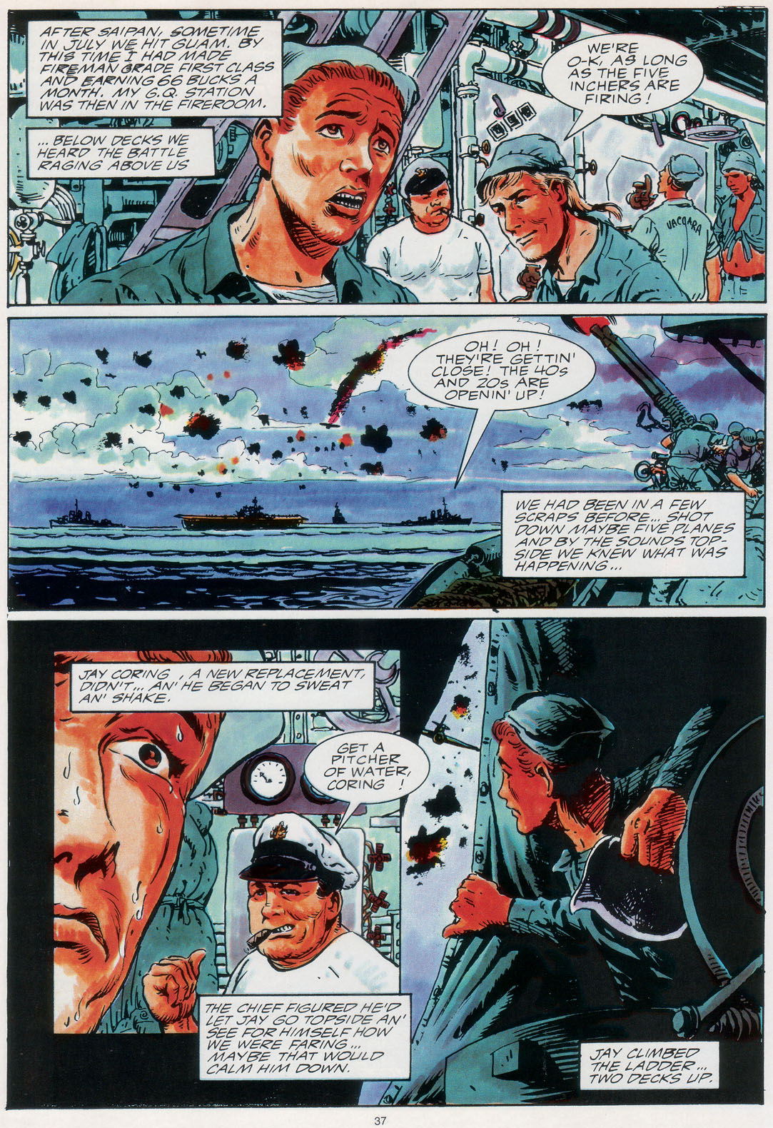 Read online Marvel Graphic Novel comic -  Issue #30 - A Sailor's Story - 43