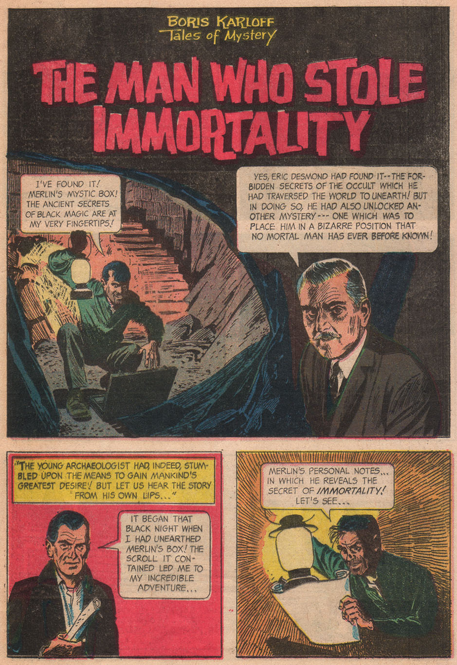 Read online Boris Karloff Tales of Mystery comic -  Issue #7 - 21