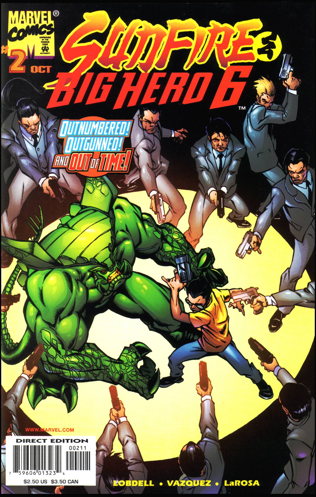 Read online Sunfire & Big Hero Six comic -  Issue #2 - 1