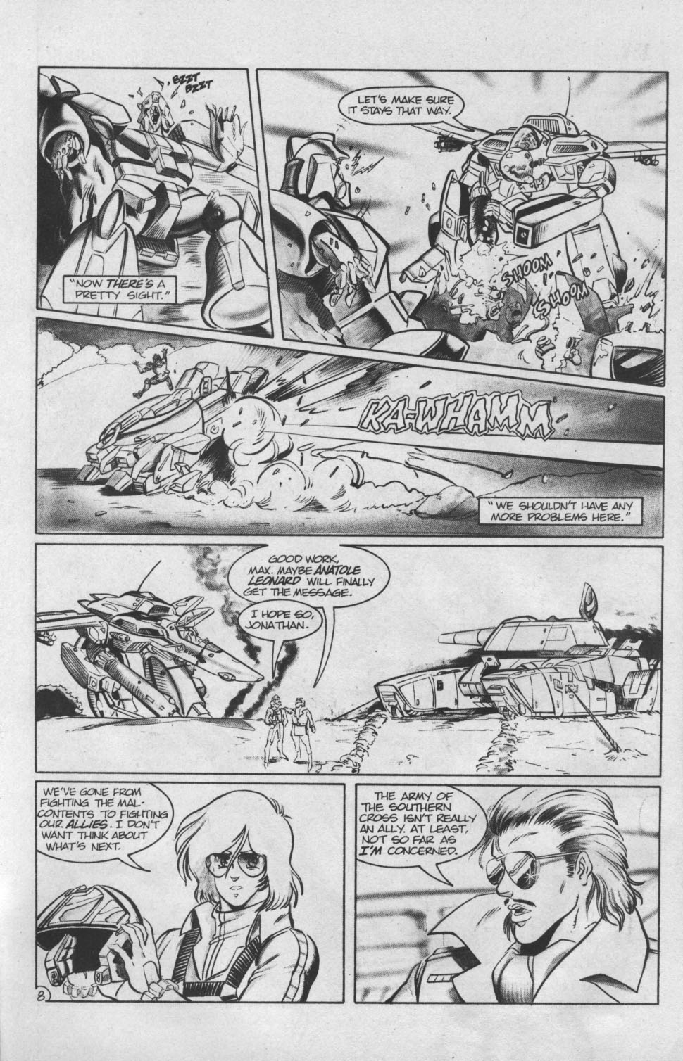 Read online Robotech II: The Sentinels - The Malcontent Uprisings comic -  Issue #9 - 10