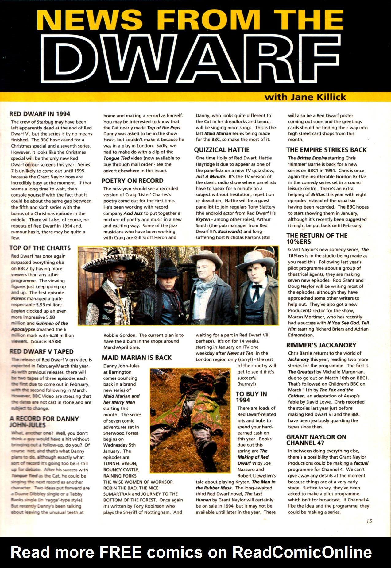 Read online Red Dwarf Smegazine (1993) comic -  Issue #9 - 15