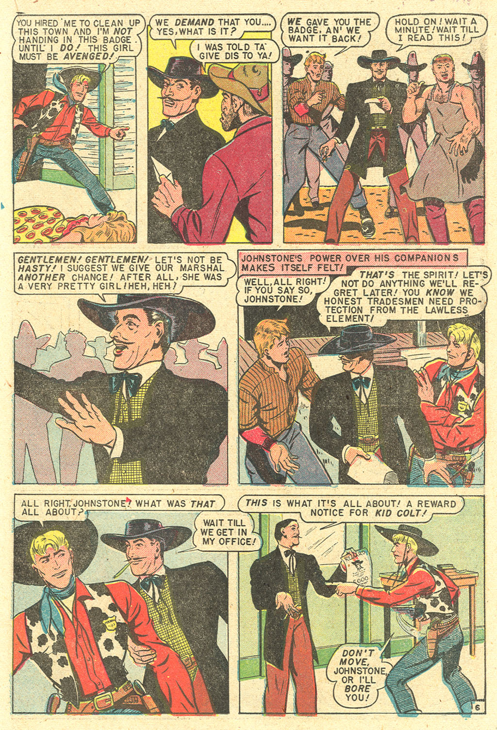 Read online Kid Colt Outlaw comic -  Issue #1 - 21