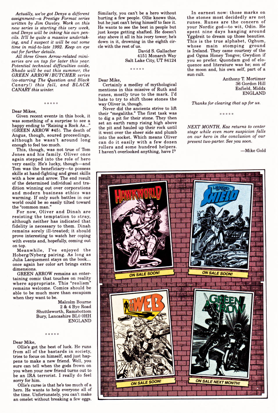 Read online Green Arrow (1988) comic -  Issue #51 - 25