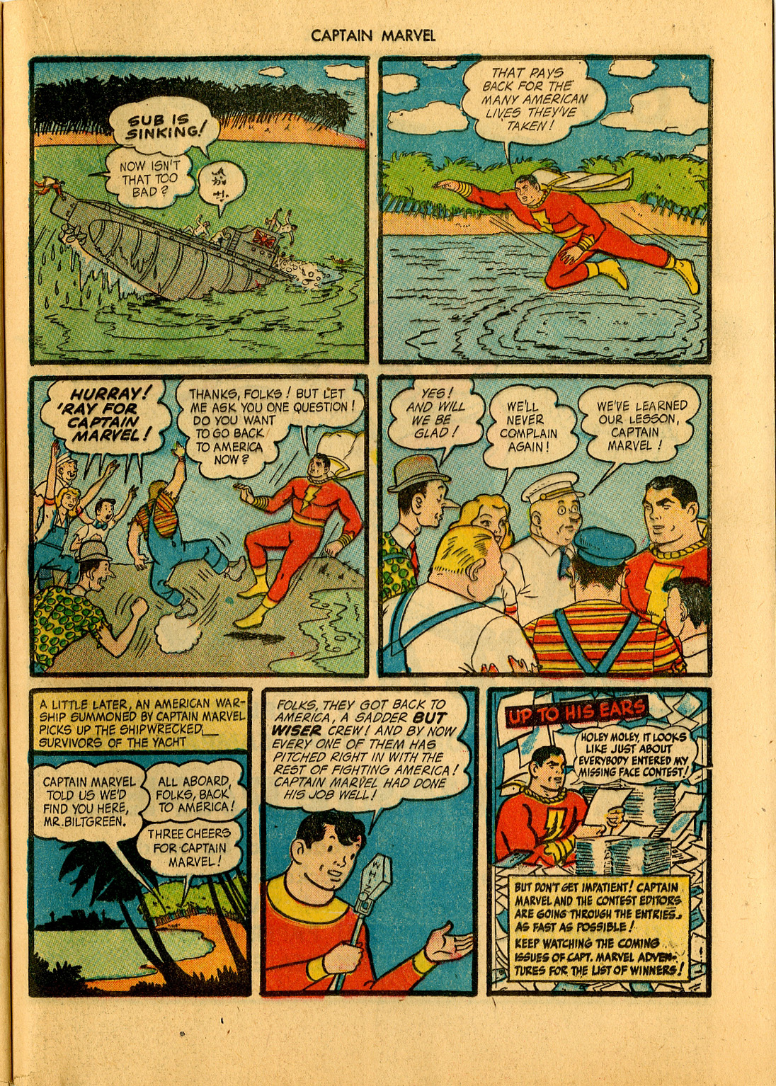 Read online Captain Marvel Adventures comic -  Issue #39 - 37