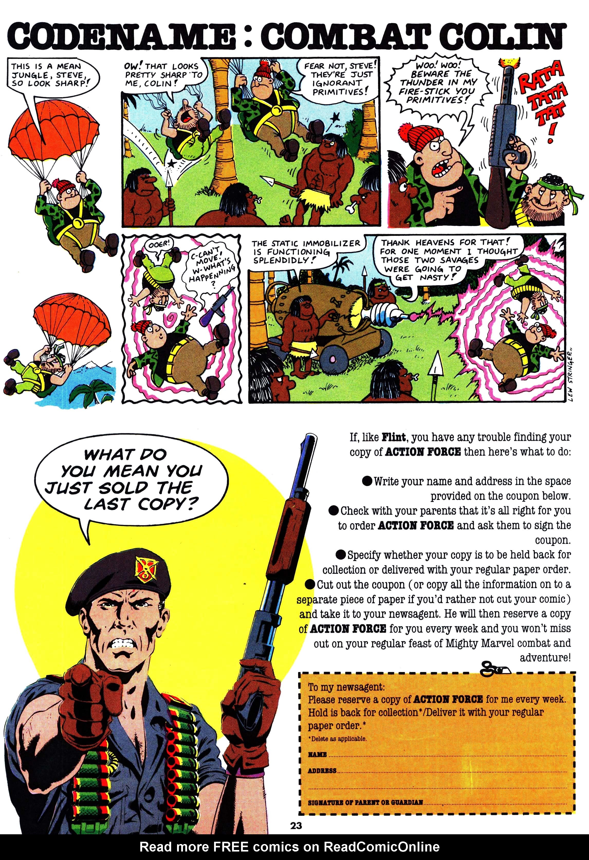 Read online Action Force comic -  Issue #16 - 23