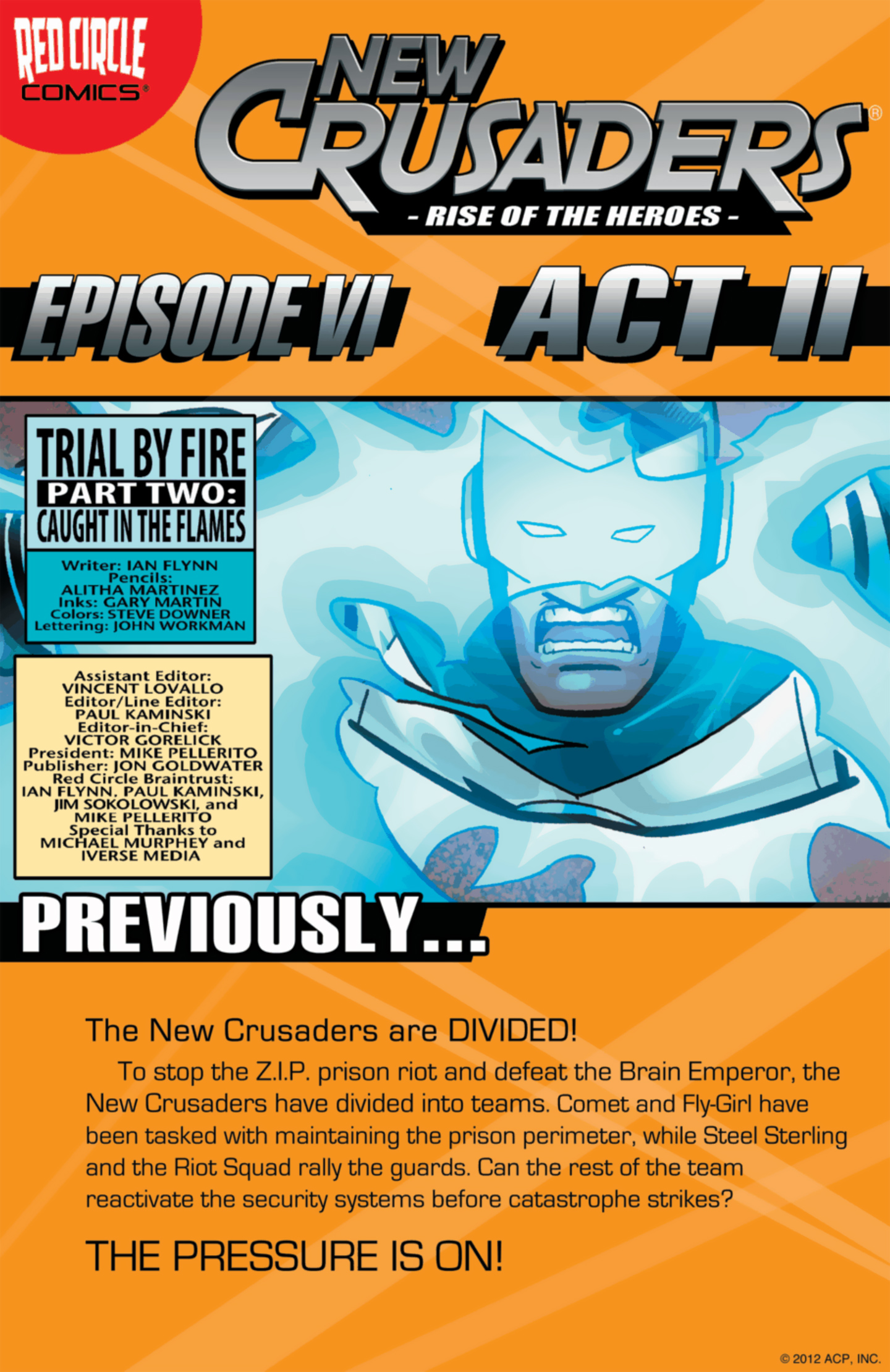 Read online New Crusaders: Rise Of The Heroes comic -  Issue #6 - Act II - 1