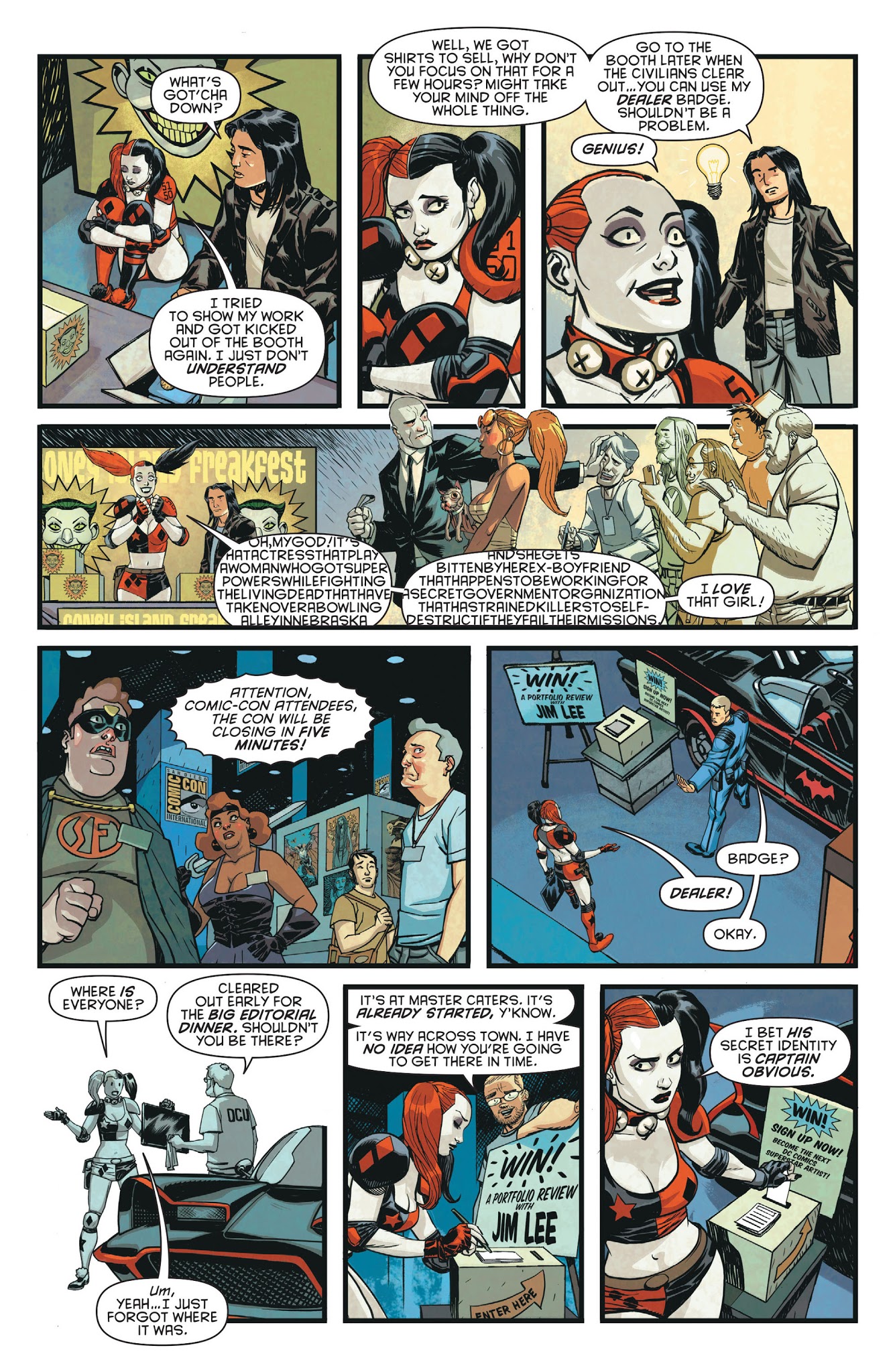Read online Harley Quinn Invades Comic-Con International: San Diego comic -  Issue # Full - 30
